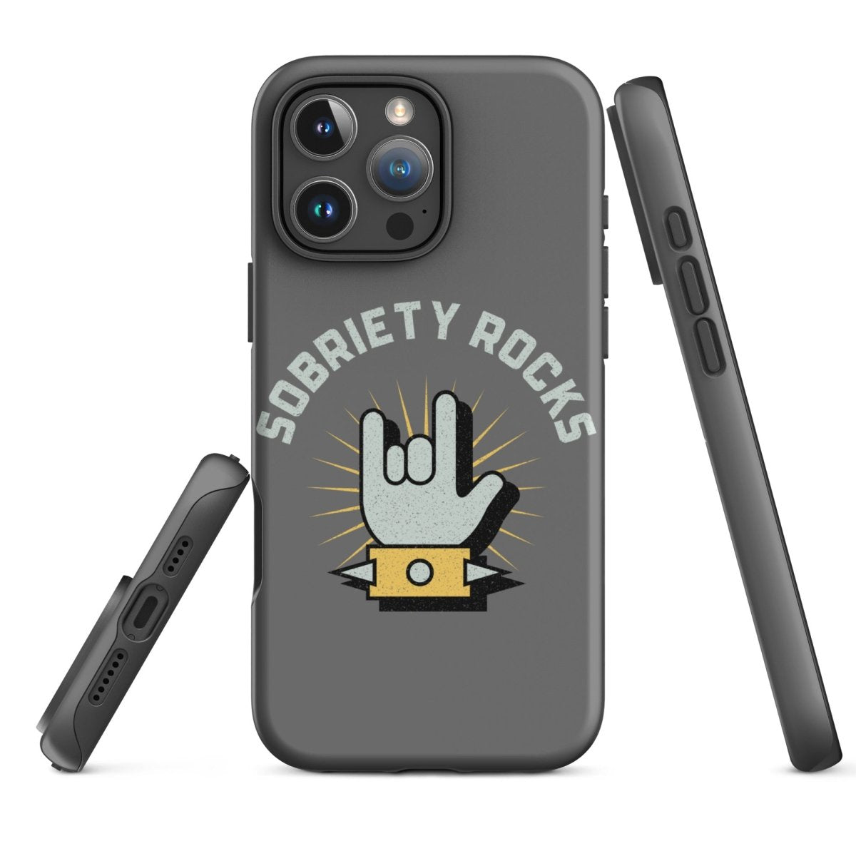 Premium Sobriety Rocks Tough Case for iPhone® - Durable Protection for Everyday Use & Outdoor Adventures
