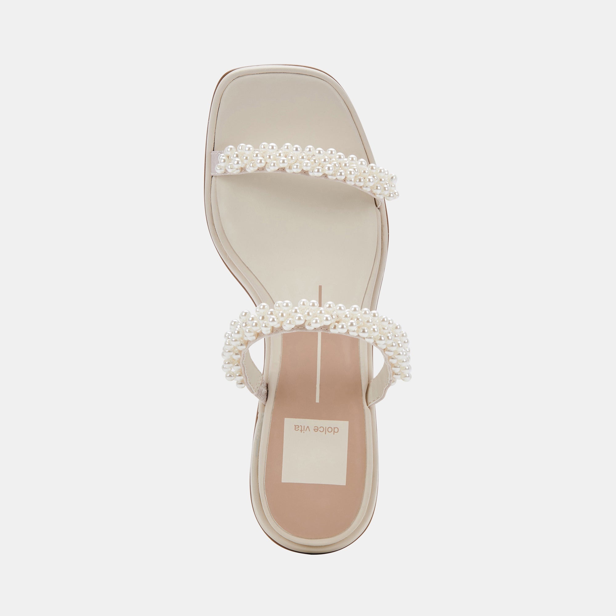 Vanilla Pearl Heels for Women - Elegant High Heel Sandals with River Pearls - Perfect for Weddings, Parties & Evening Events | re:vita