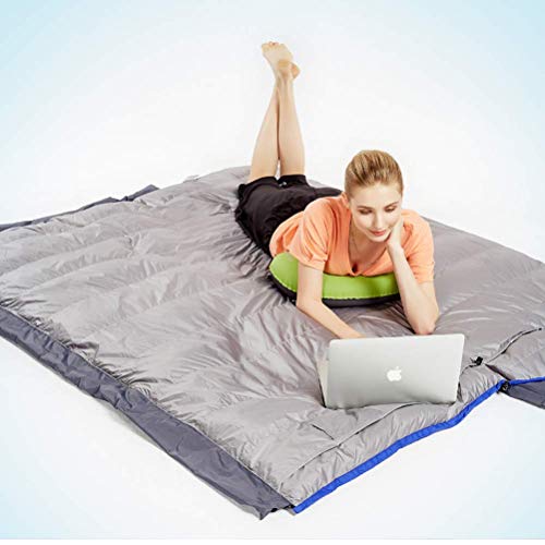Ultralight Down Sleeping Bag for Adults - Compact & Waterproof for Camping, Backpacking, Hiking - Perfect for Cold Weather Outdoor Adventures & Travel
