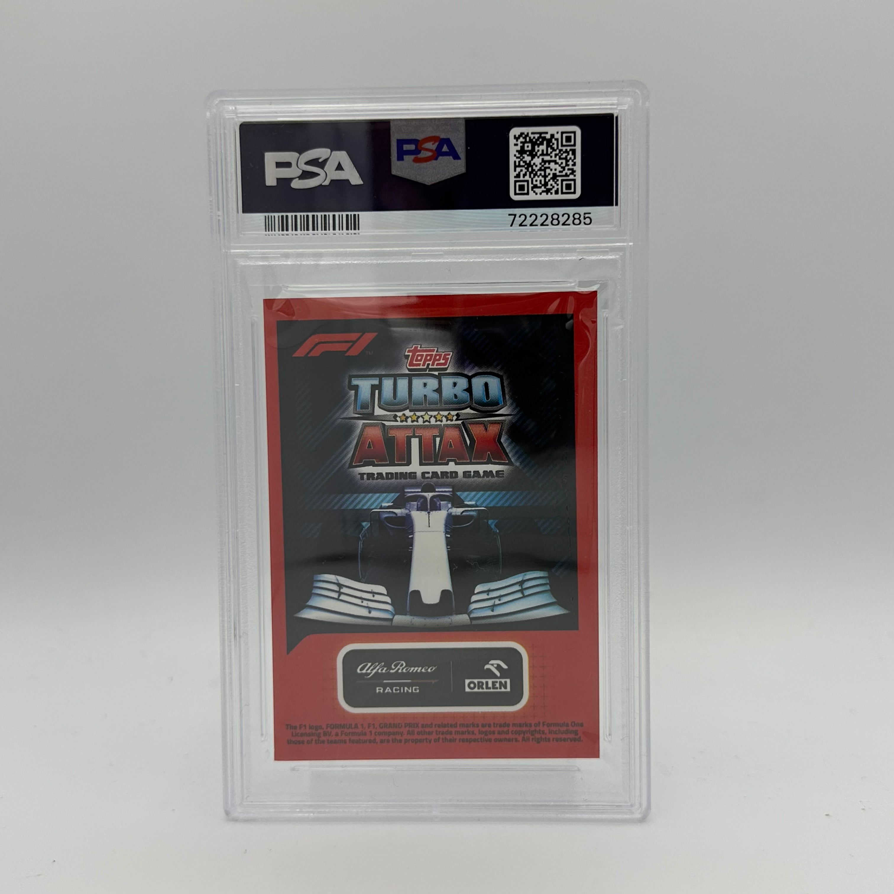 PSA 8 Graded Kimi Raikkonen #LE5G Limited Edition Gold Trading Card - Perfect for Collectors, Sports Memorabilia Enthusiasts & F1 Racing Fans Display