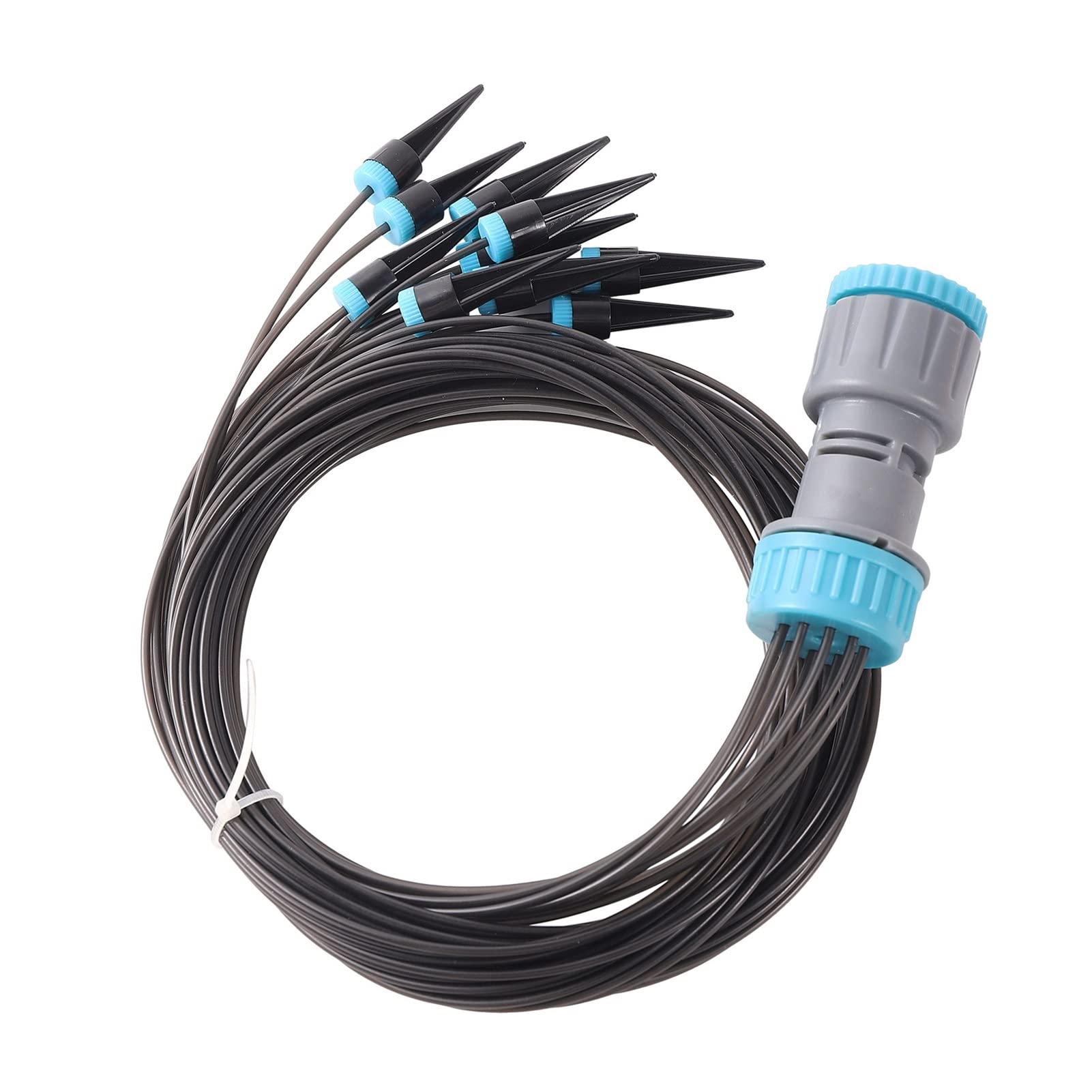 10-Piece Drip Irrigation Kit with Automatic Water Seepage - Adjustable Dripper Heads for Garden, Greenhouse, Balcony & Potted Plants - Efficient Watering System for Vegetables, Flowers & Herbs