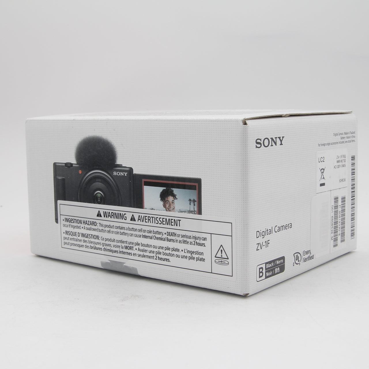 Open Box Excellent Condition Sony ZV-1F Vlogging Camera (Black) - Perfect for YouTube, Travel & Content Creation
