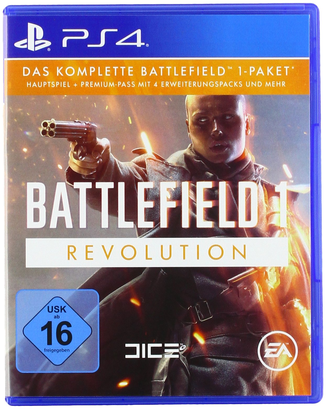 Battlefield 1 - Revolution Edition for PlayStation 4 | WWI FPS Game with All DLCs & Premium Content - Perfect for Multiplayer Battles & War Simulation Enthusiasts