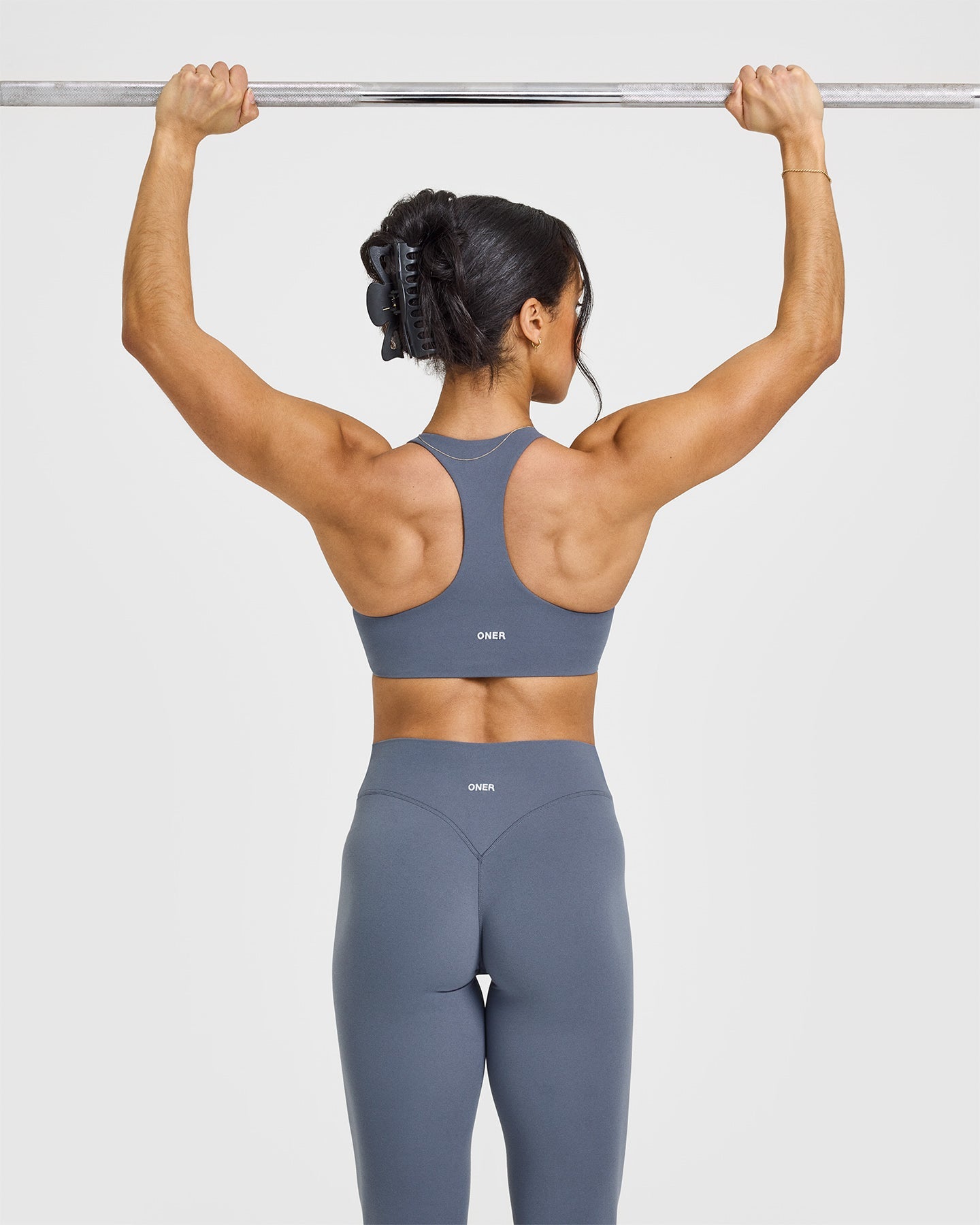 SoftMotion™ High Waist Yoga Leggings for Women - Granite Blue | Stretchy & Comfortable Workout Pants | Perfect for Yoga, Gym & Everyday Wear