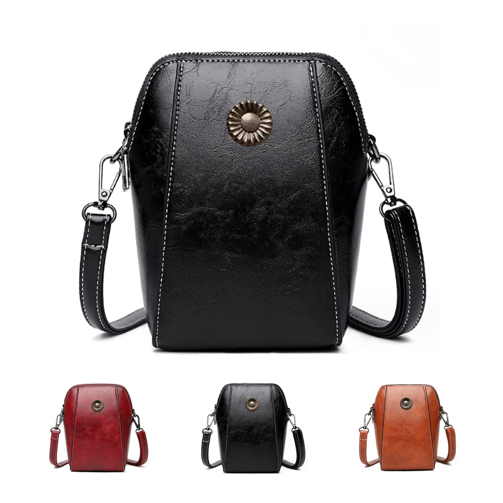 Flostmourne Mini Shoulder Crossbody Bag for Women - Stylish Small Purse with Adjustable Strap, Perfect for Travel, Shopping & Everyday Use