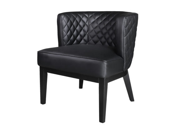 Boss Ava Quilted Dining Chair - Modern Accent Chair for Living Room, Guest Room & Dining Area - Black (B529QBK BK) | Elegant Home Decor & Comfortable Seating Solution