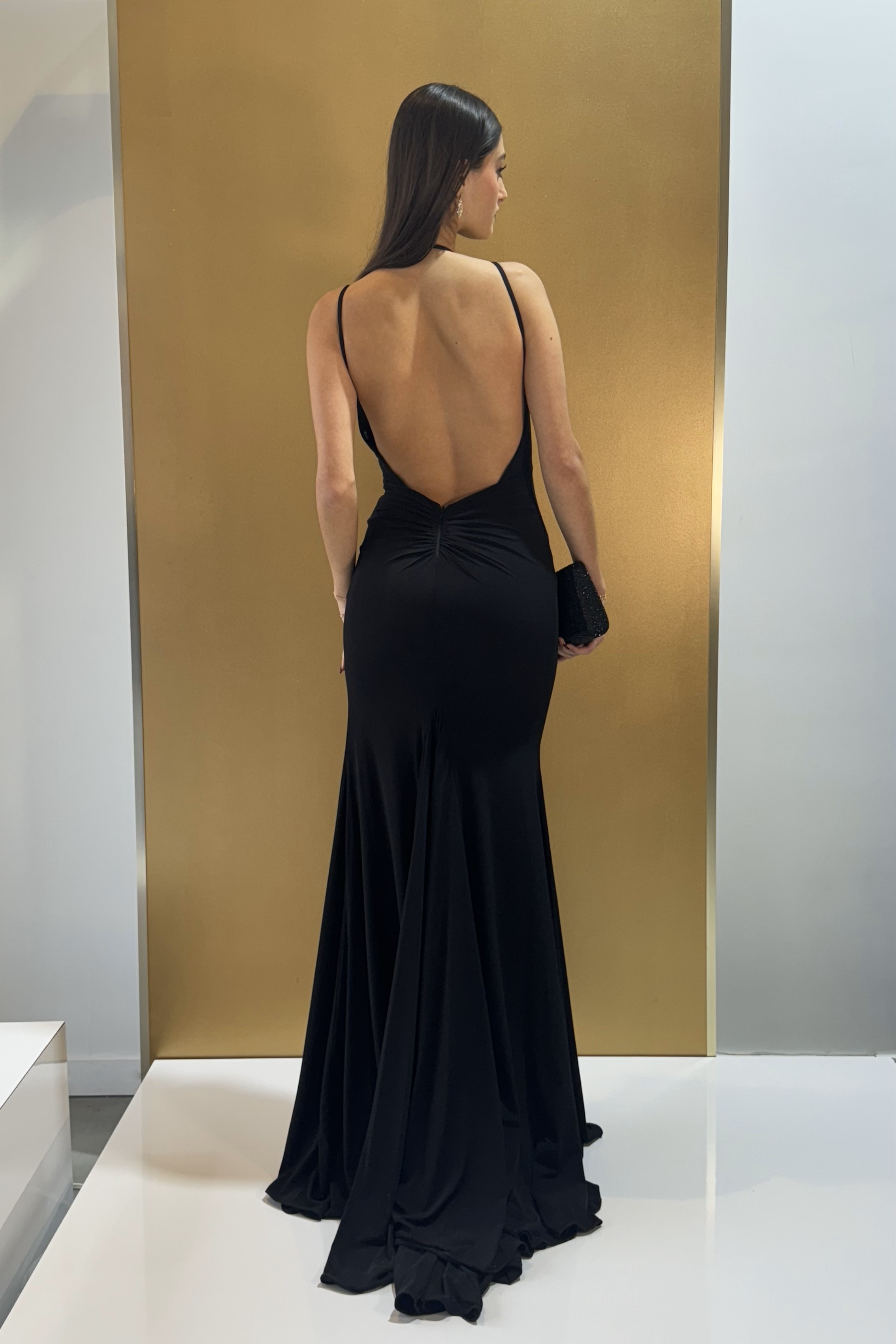 Elegant Strappy Slit Evening Gown for Women - Sexy High Slit Formal Dress for Prom, Party & Special Occasions
