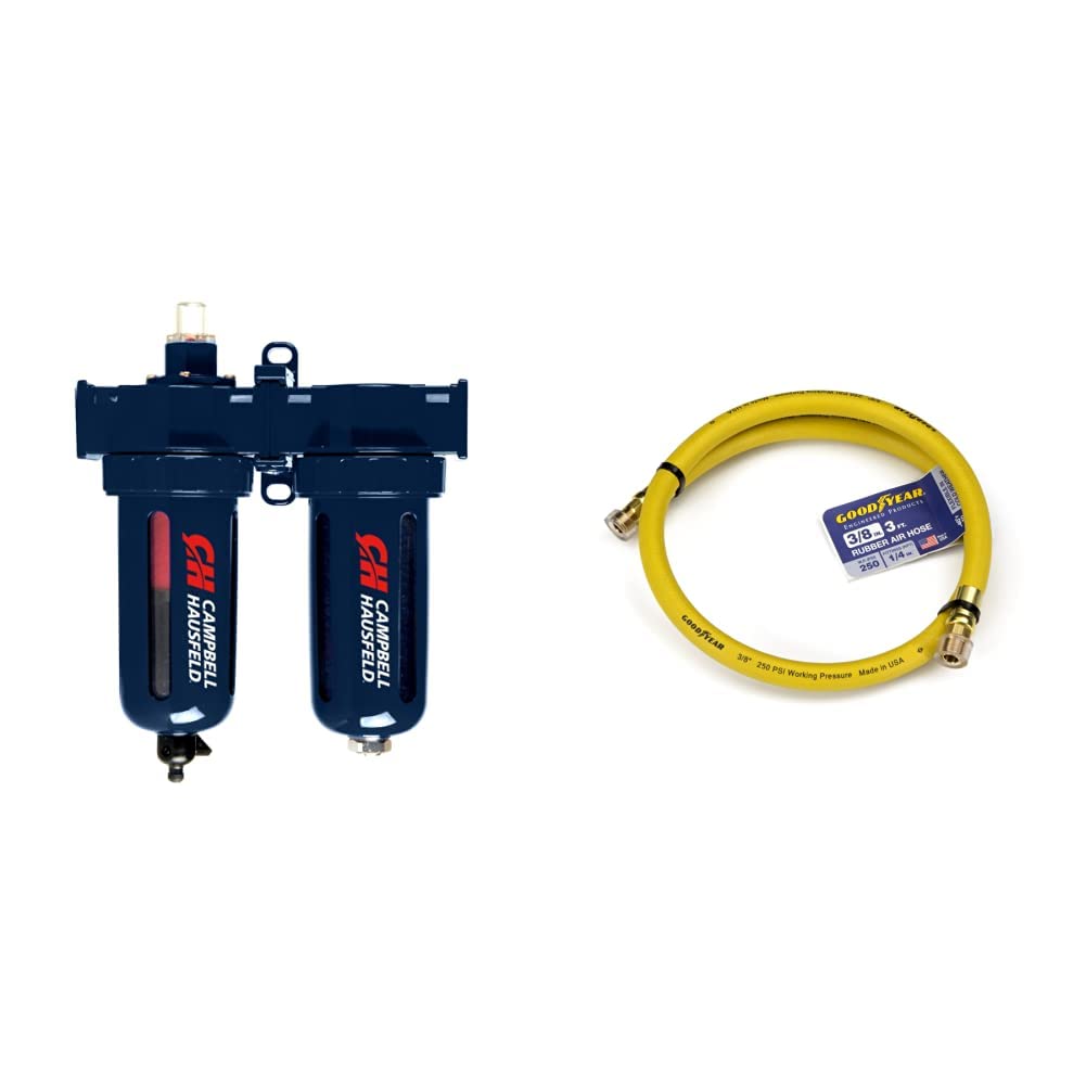 **Campbell Hausfeld PA208503AV Air Cleaner & Dryer for Air Tools - Goodyear 3' x 3/8
