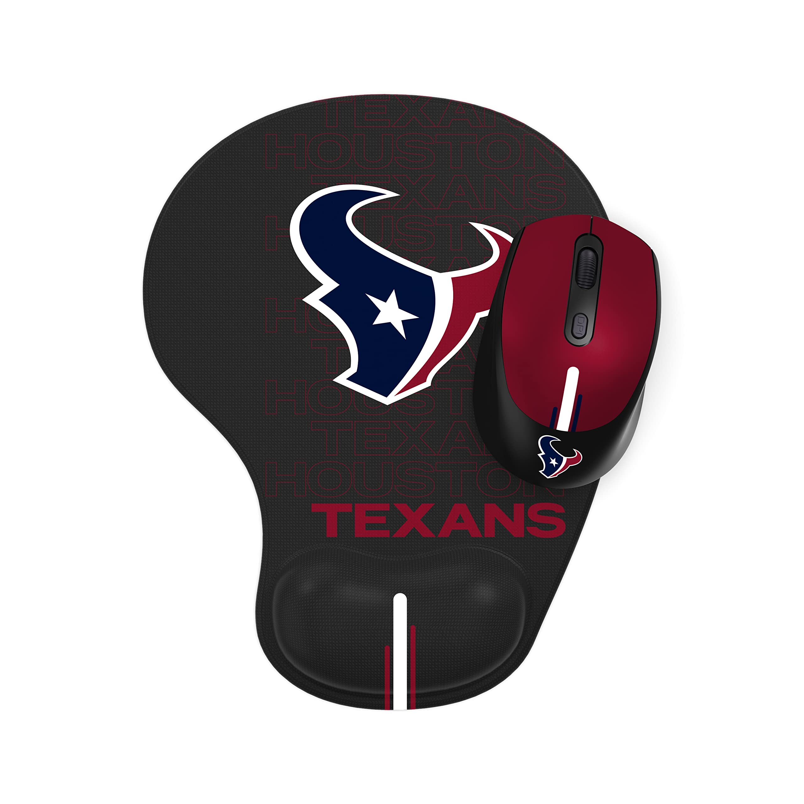 SOAR NFL Officially Licensed Gaming Mouse and Mouse Pad Set - High Precision Optical Sensor, Ergonomic Design for PC & Mac - Perfect for NFL Fans, Gamers, and Office Work