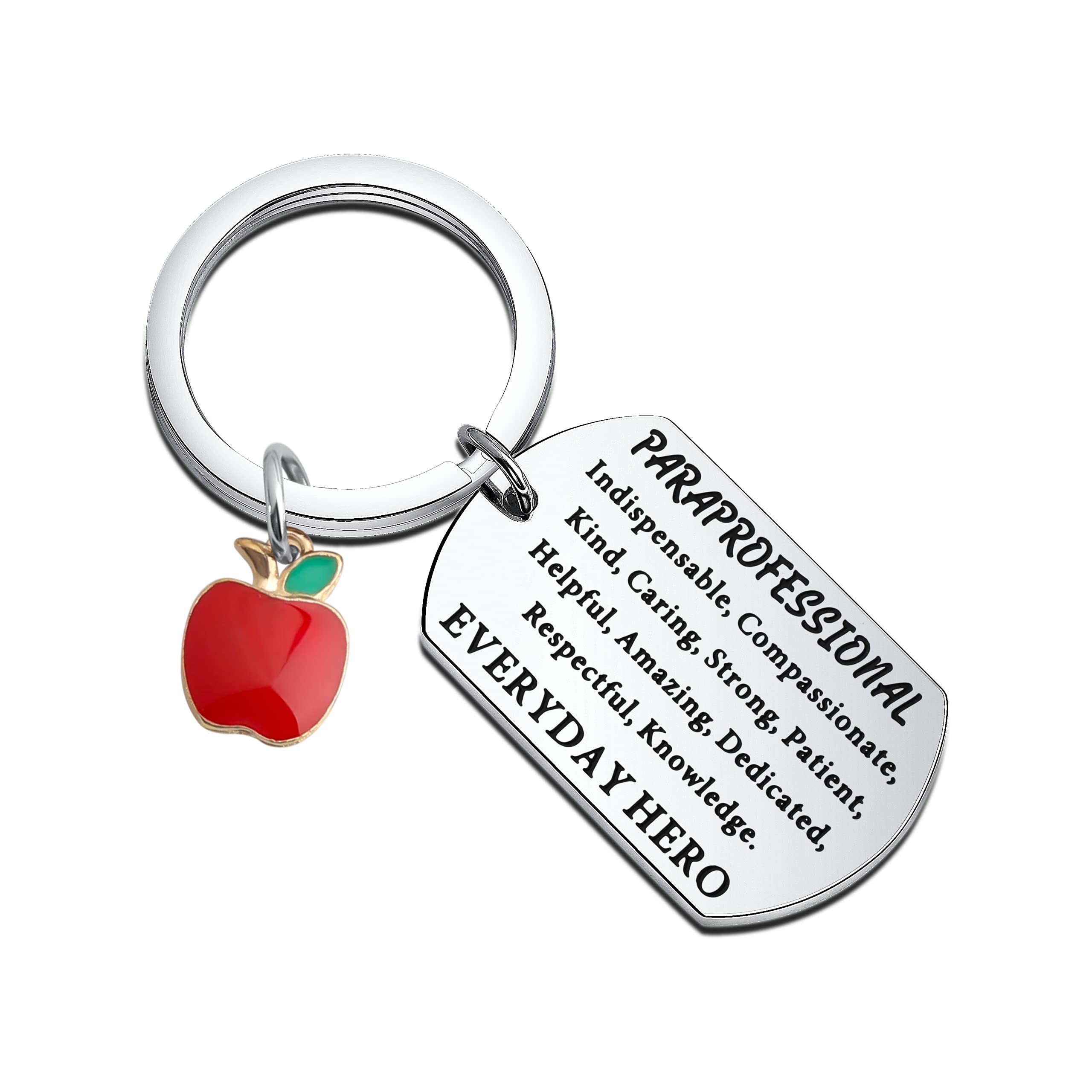 MAOFAED Paraprofessional Teaching Assistant Keychain - Perfect Teacher Appreciation Gift for Educators, Para Educators & School Staff - Ideal for Teacher Thank You Gifts, End of Year Presents & Classroom Rewards