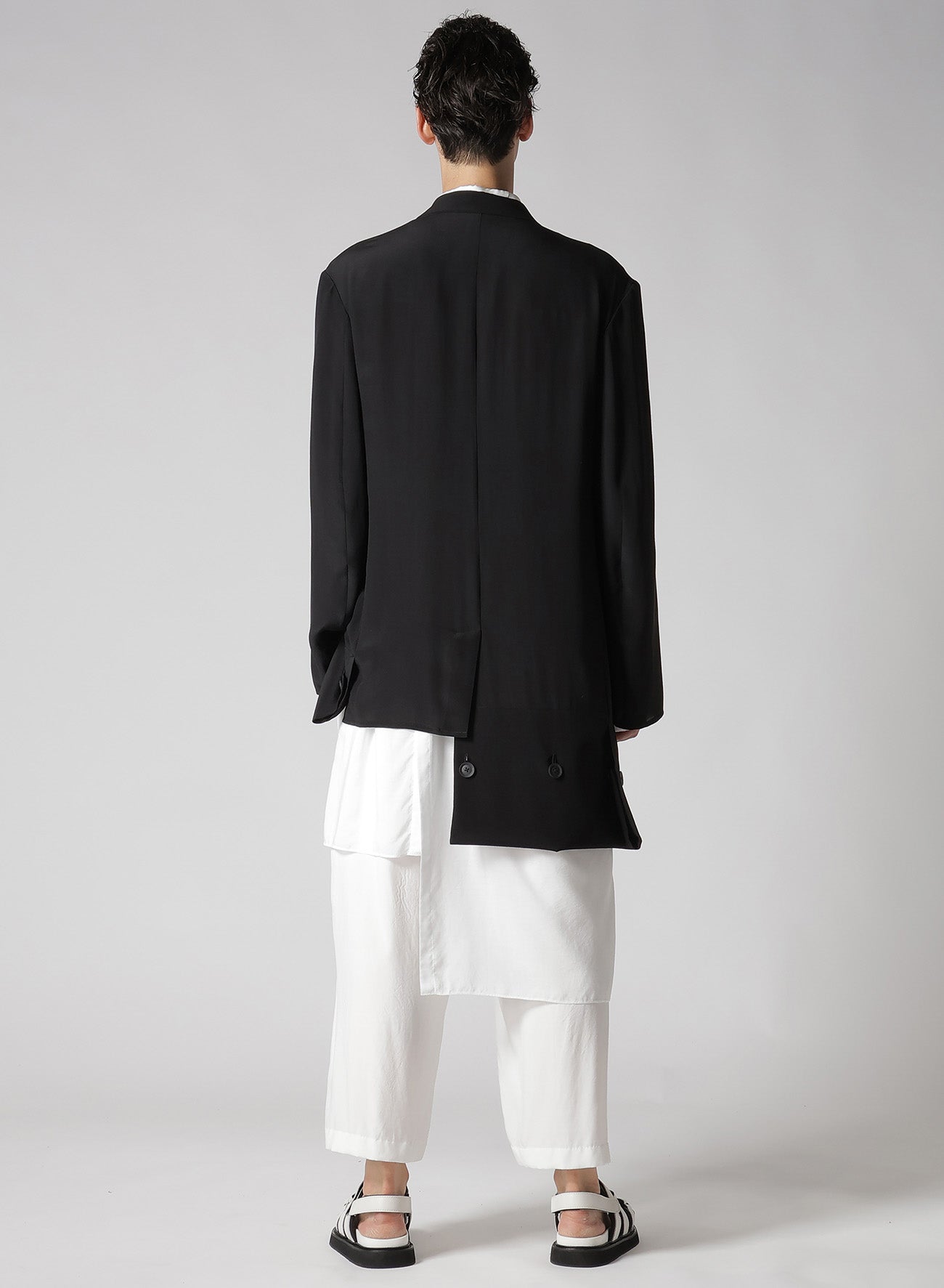 12M Silk Decine Hem Button Detail Jacket for Women - Elegant & Stylish Outerwear for Parties, Weddings & Special Occasions