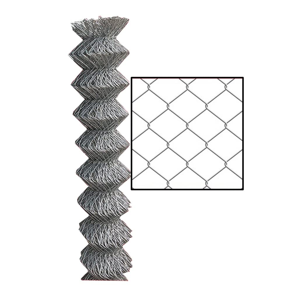 Galvanized Chicken Wire Mesh Fence 2mm Diameter - 1.2x30m Poultry Netting for Chicken Coop, Rabbit Hutch, Dog & Cat Enclosure, Vegetable Garden Protection (Silver) - Durable Outdoor Animal Fencing Solution