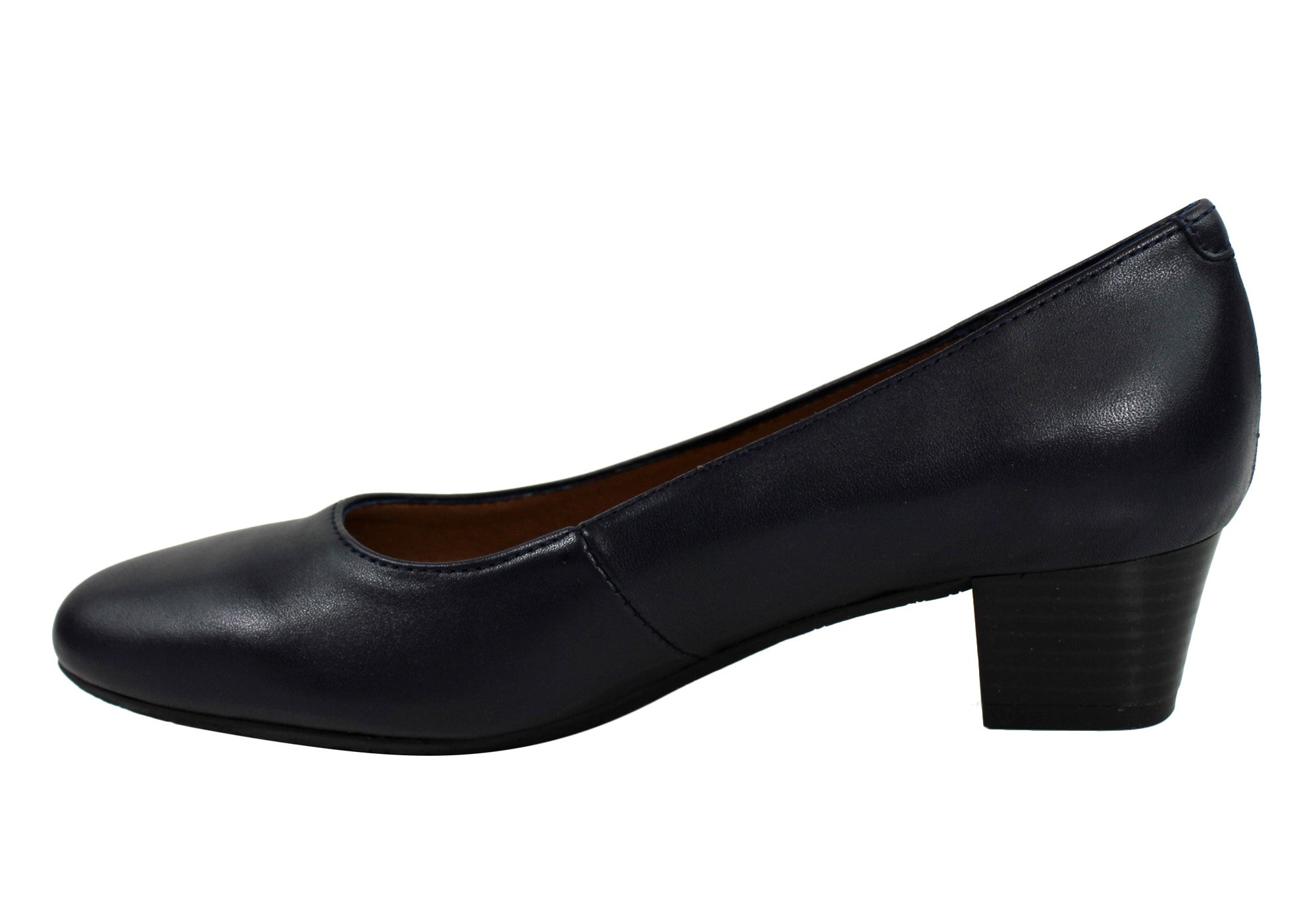 Women's Classic Leather Court Shoes for Aerobics & Hostess - 35 Size - Handmade in Portugal - Perfect for Dance, Work & Formal Events