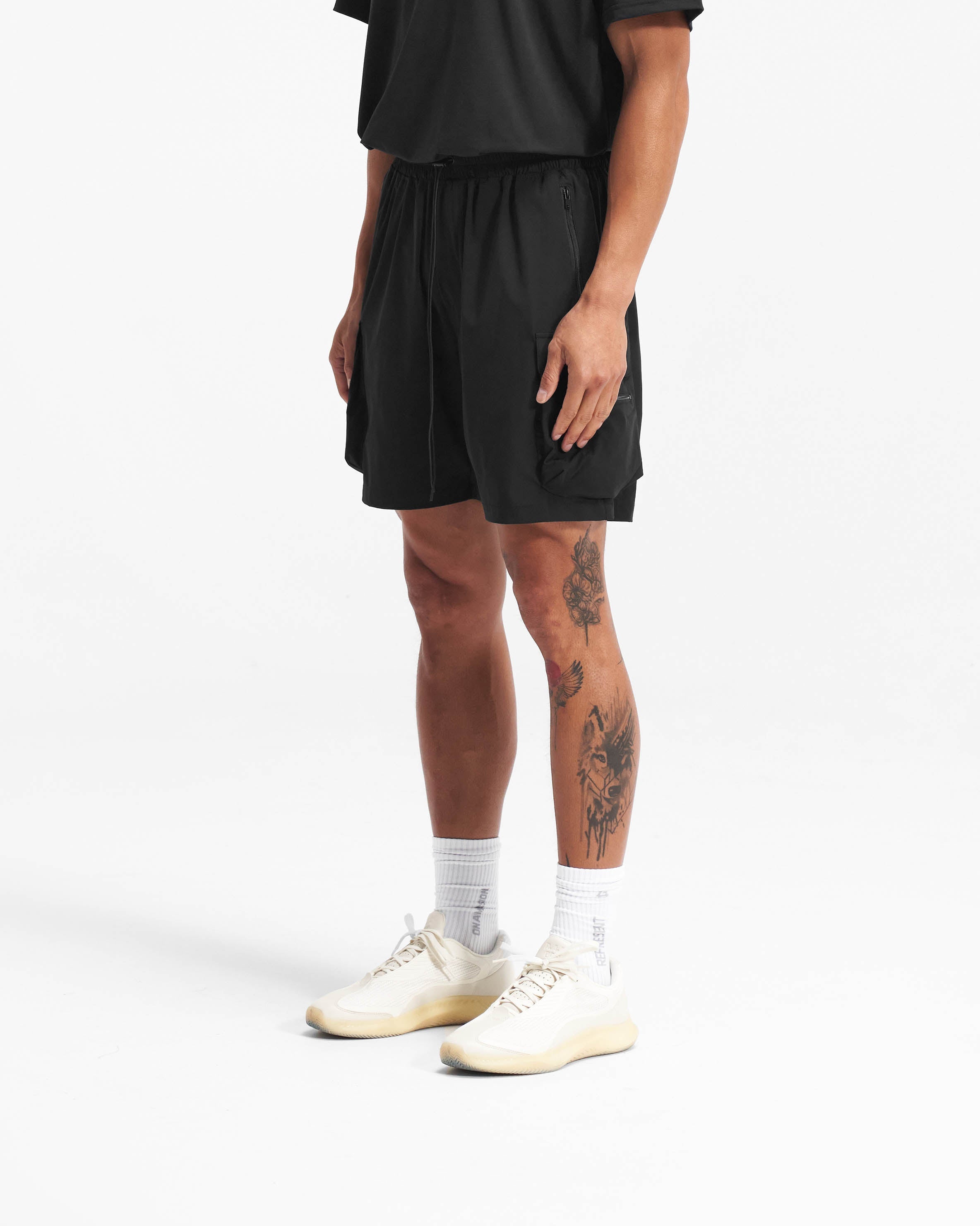 247 Shorts for Men - Comfortable & Stylish Black Athletic Shorts | Perfect for Running, Gym, and Casual Wear