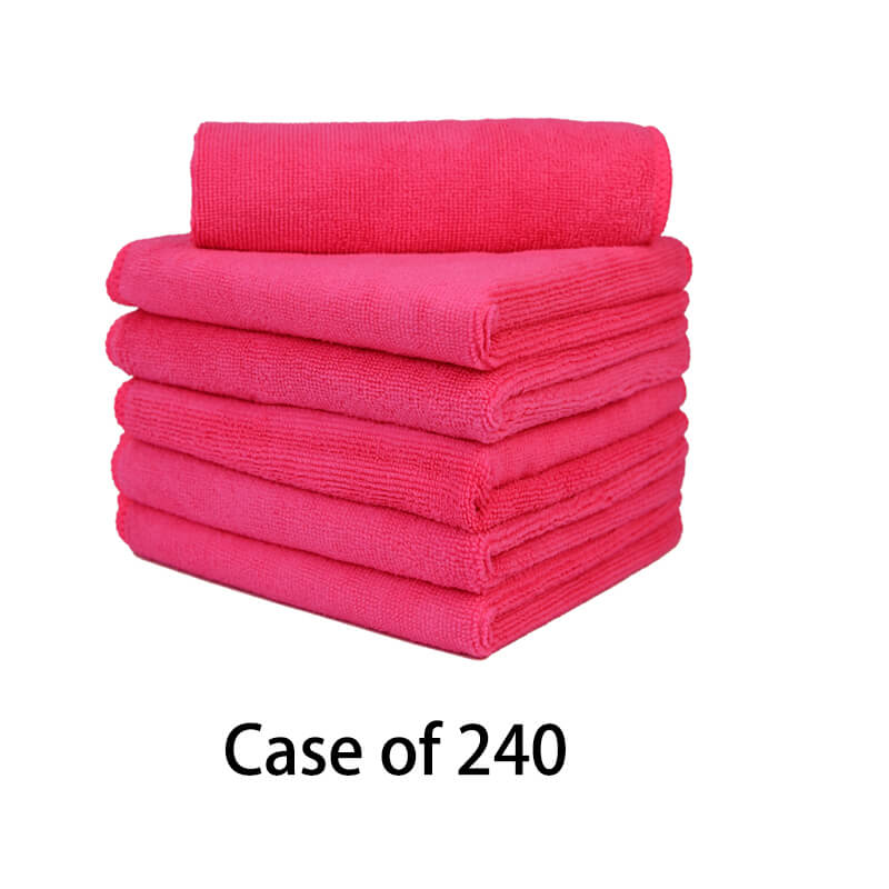 Premium Microfiber Towel Set - 16x16 Inch, 380GSM, Ultra Absorbent & Quick Dry - Bulk Pack of 240 for Car Detailing, Gym, Spa & Household Cleaning (Wholesale)