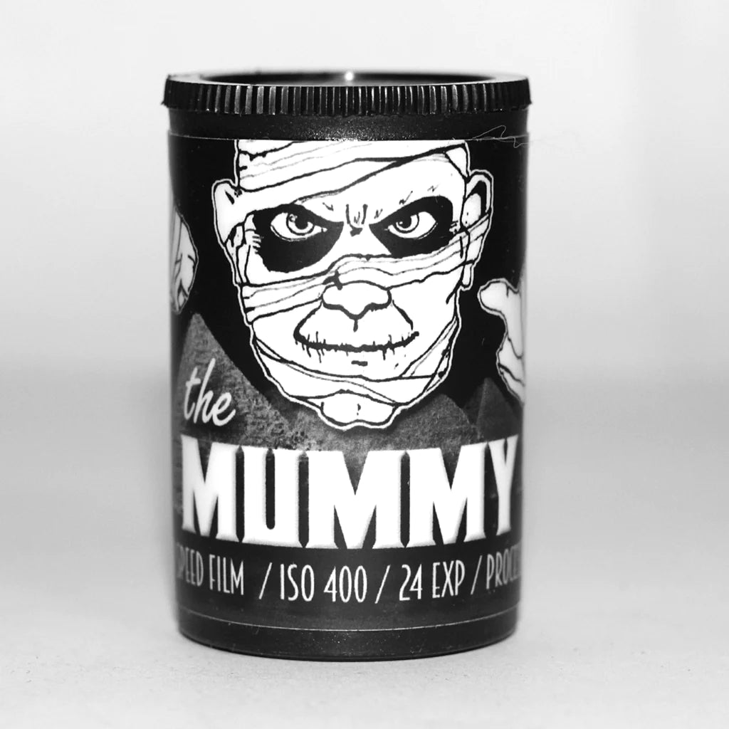 FPP The Mummy 400 35mm Black & White Film - 24 Exposures Roll for Vintage Photography & Low Light Shooting