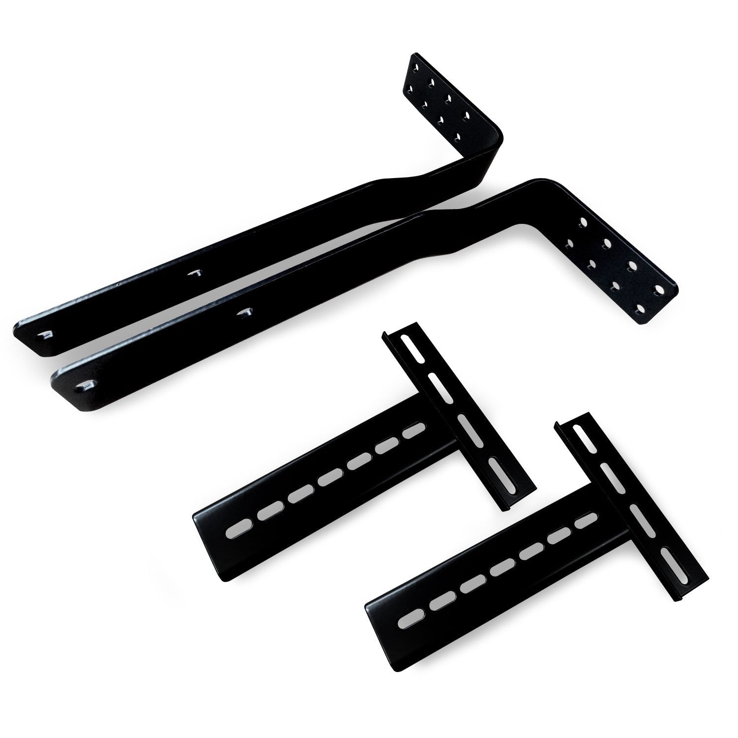 V8 Wall Glide Adjustable Bed Frame with Headboard & Footboard Brackets - Perfect for Small Bedrooms, Guest Rooms & Home Theaters