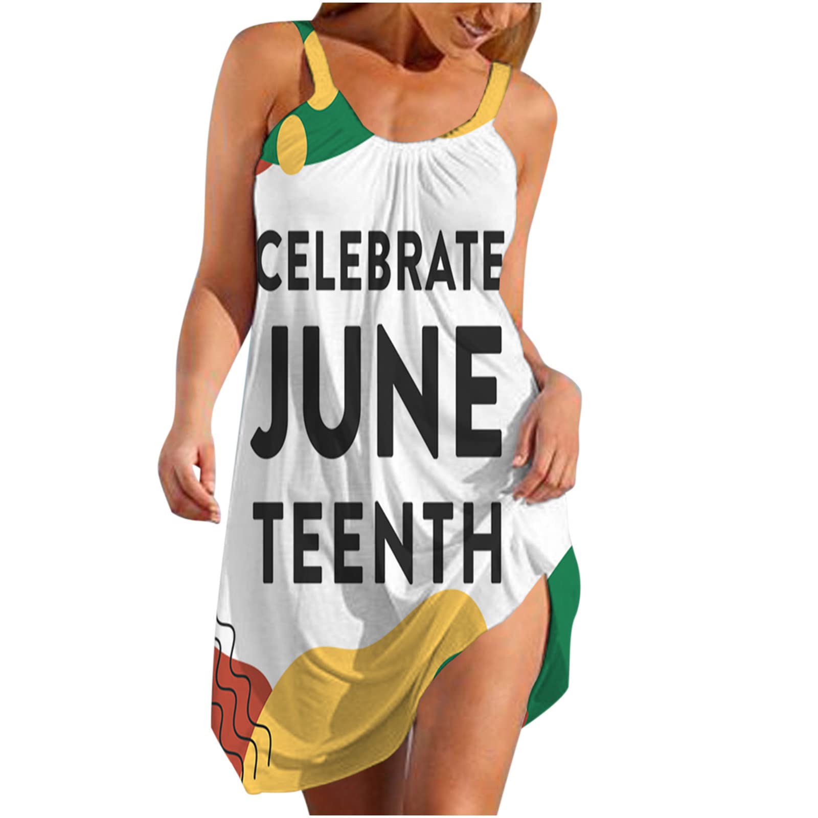 Funny Summer Sundress for Women - Casual Sleeveless Beach Dress, Loose Mini Dress | Perfect for Vacation, Pool Party & Summer Outings