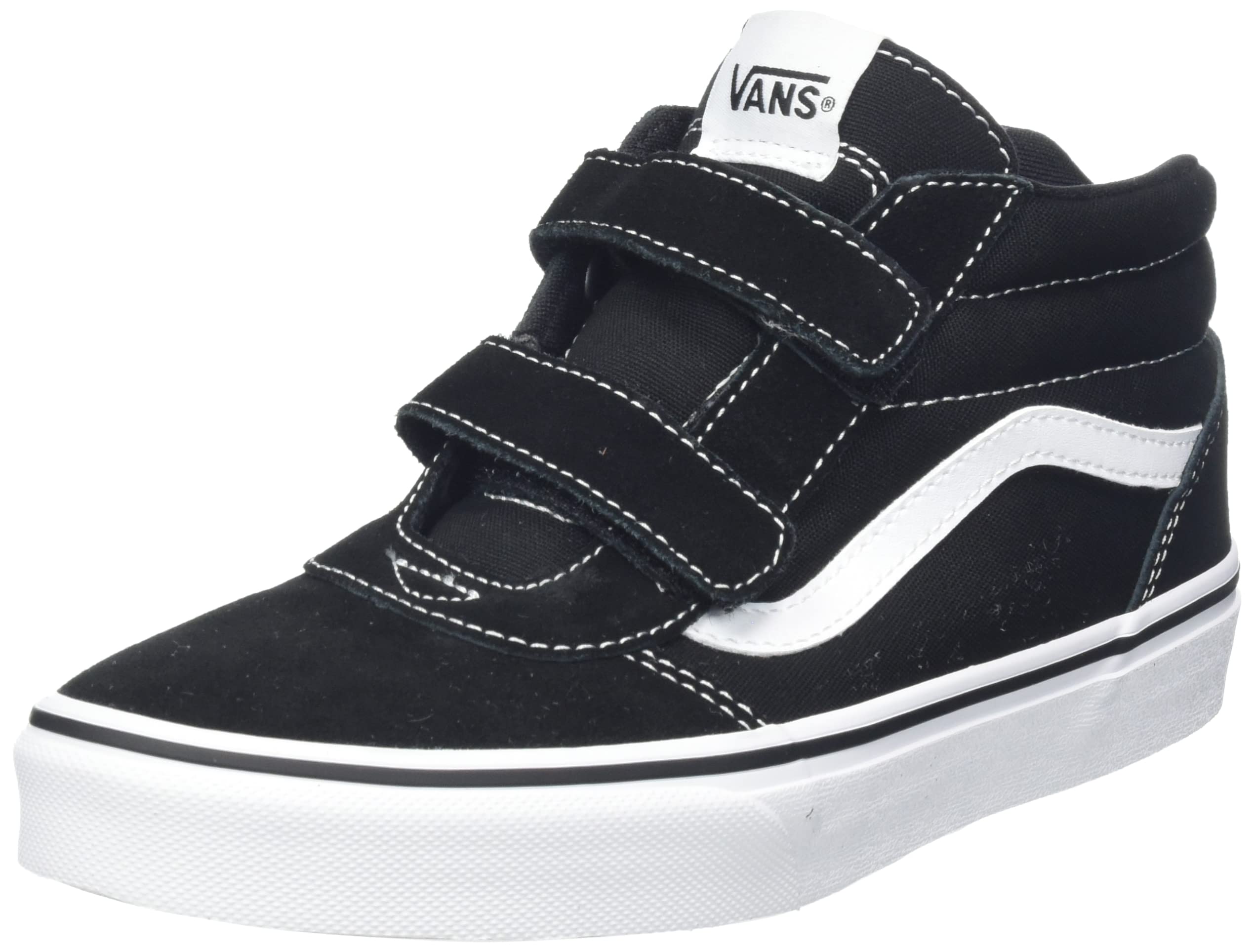 Vans Unisex Kid's Ward Mid V Sneakers - Comfortable Skate Shoes for Boys & Girls - Perfect for School, Skateboarding & Casual Wear