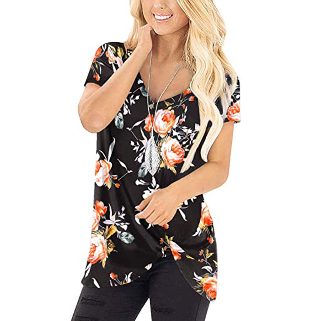 Women's V-Neck Long Sleeve Waffle Knit Pullover Blouse - Loose Fit Warm Casual Tunic Top for Fall & Winter | Cozy Layering, Office Wear, Weekend Outfits