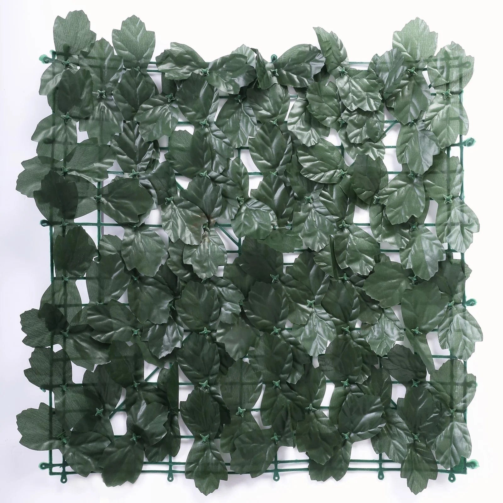 12 Pack Artificial Ivy Privacy Screen Fence Panels - Dark Green UV Resistant Fake Leaves for Outdoor Garden, Balcony & Patio Decor