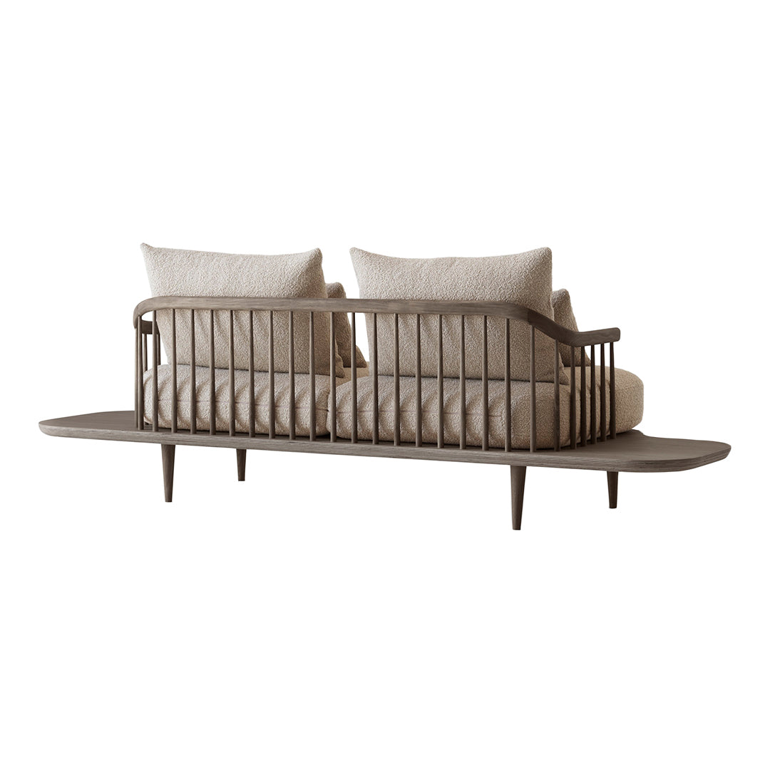 FLY SC3 2-Seater Sofa with Side Tables - Modern Living Room Furniture for Small Spaces | Perfect for Apartments, Condos & Cozy Home Decor