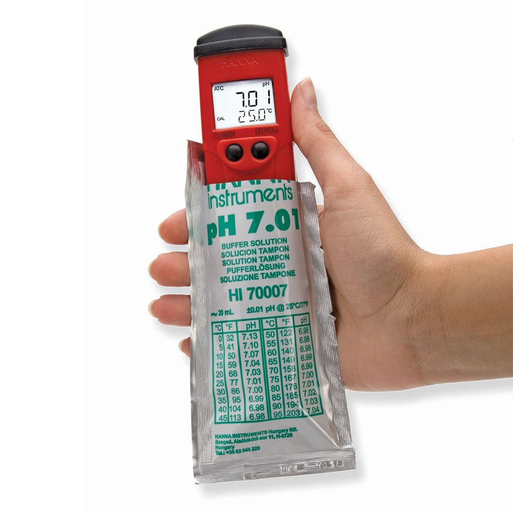 HANNA Instruments HI98127 pHep4 Waterproof pH and Temperature Tester Kit - Professional Water Quality Testing for Pools, Aquariums, Hydroponics & Laboratories