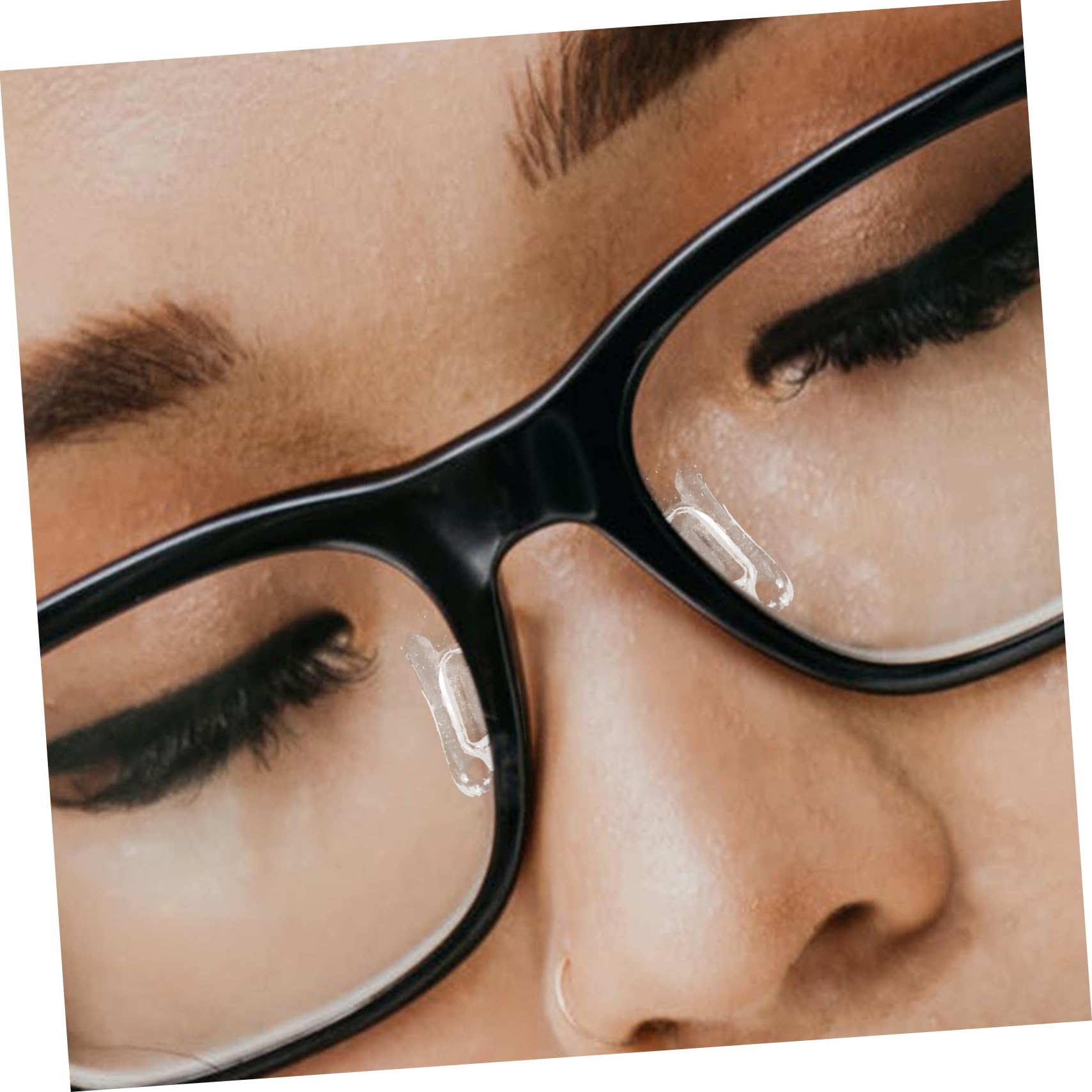 Healeved 6 Pairs Silicone Glasses Nose Pads - Replacement Nose Pads for Eyeglasses & Sunglasses - Soft Comfortable Anti-Slip Eyewear Accessories for All-Day Wear (Perfect for Reading, Working & Outdoor Activities)