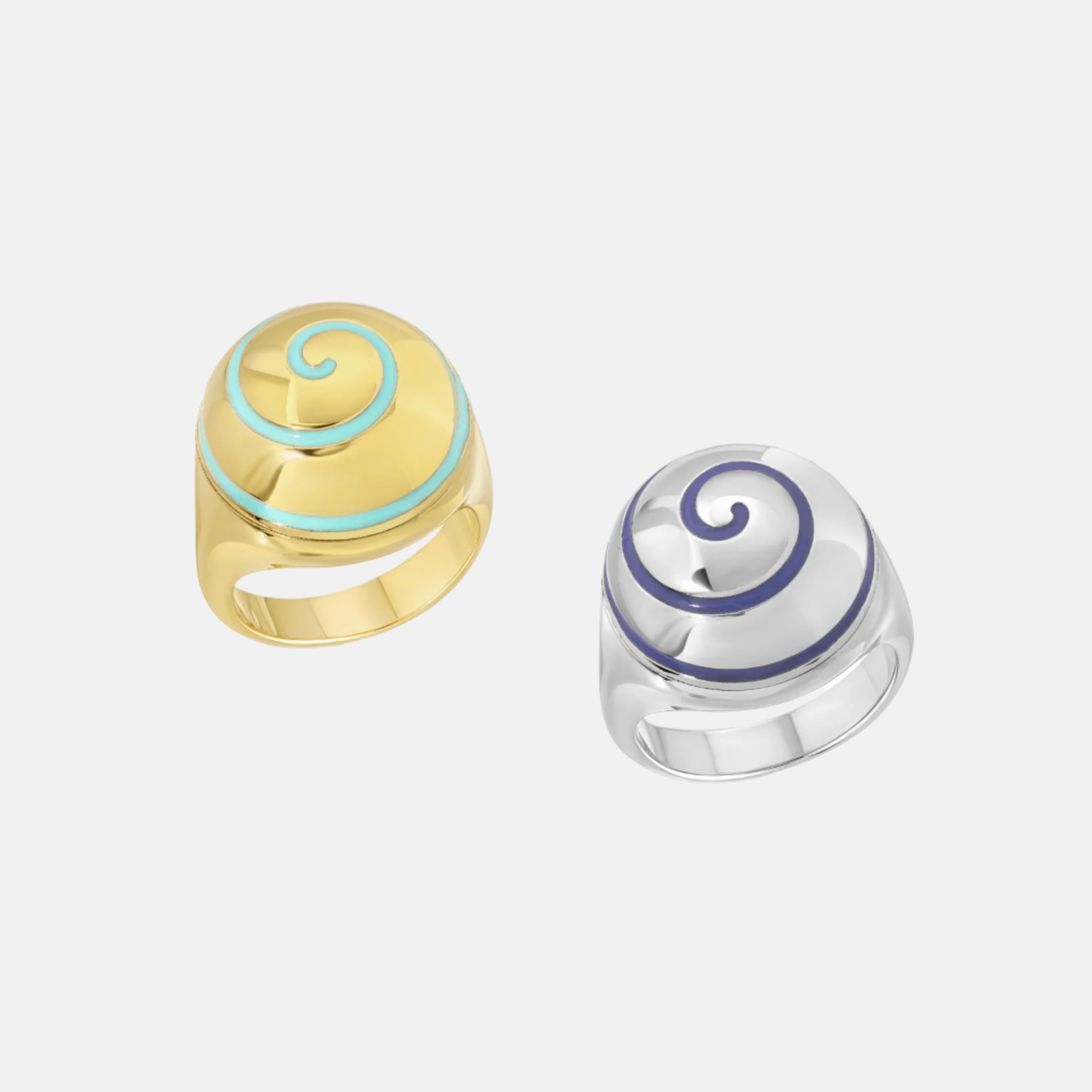 Swirl Pillbox Ring - Elegant Silver Ring for Women | Perfect for Medication Storage & Fashion Accessory