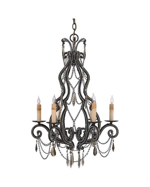 Quoizel RDA5006 RY Diana 6-Light Chandelier in Regency Gold Finish - Elegant Dining Room Lighting for Home Decor & Luxury Interior Design