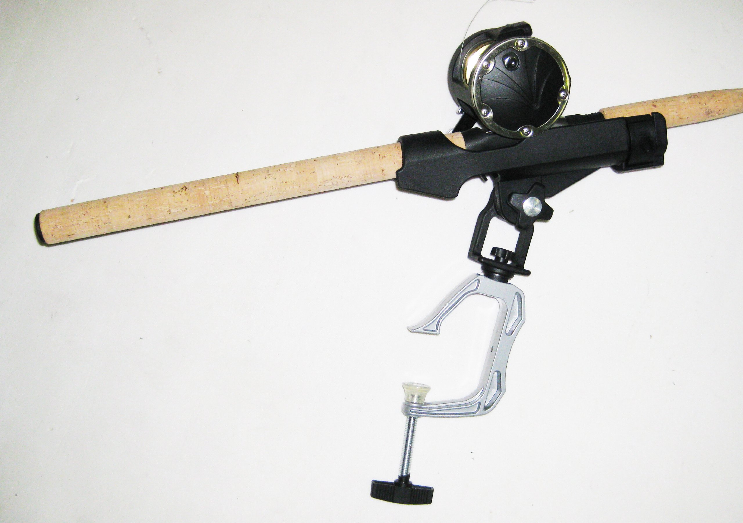 KUFA Sports Fishing Rod Holder & Fighting Belt - Adjustable Clamp-On Rod Holder for Saltwater & Freshwater Fishing - Perfect for Boat, Kayak, and Shore Fishing Adventures
