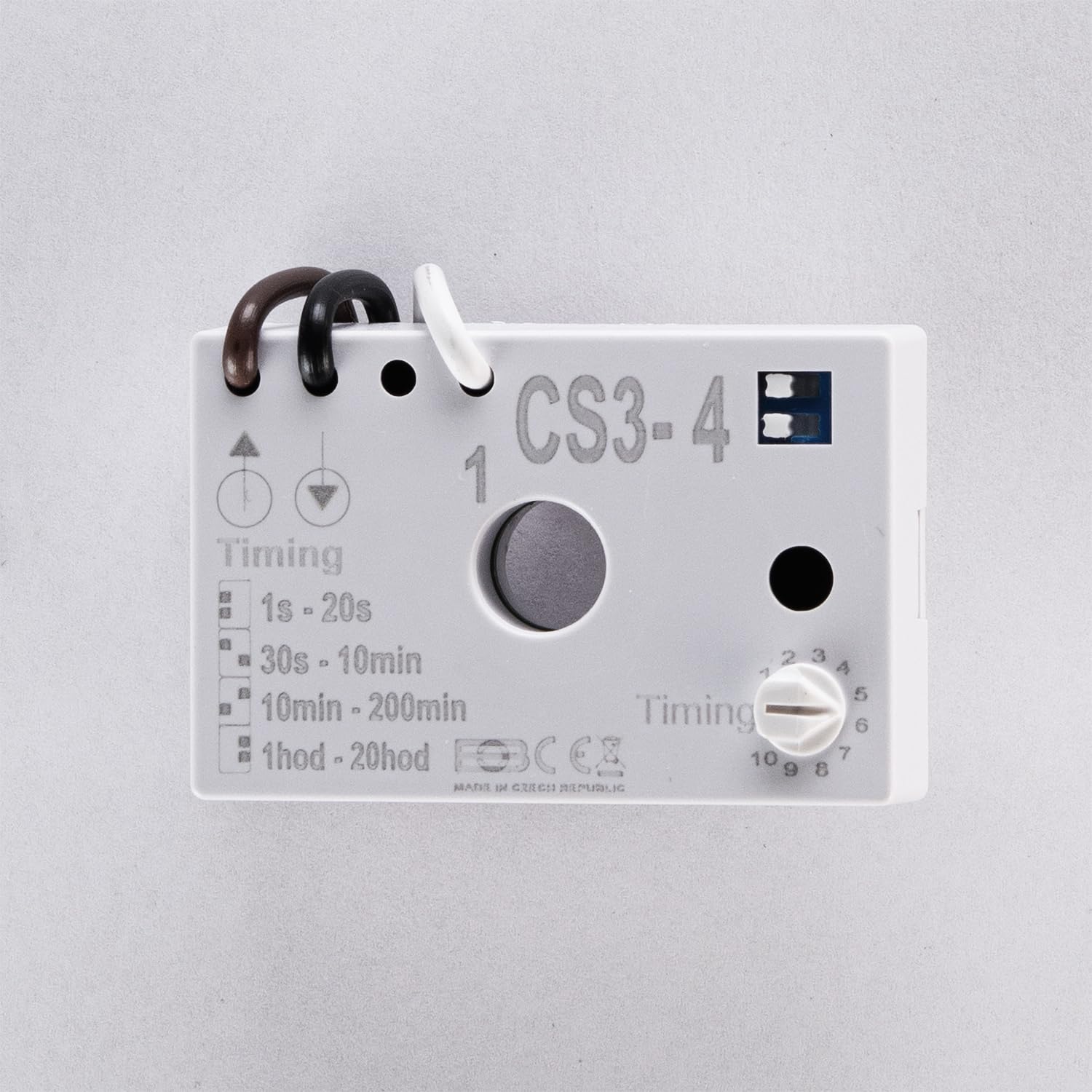 Elektro Bock Timer Flush-Mounted CS3-4 | Digital Countdown Timer Switch | Perfect for Home Automation, Bathroom & Kitchen Lighting Control