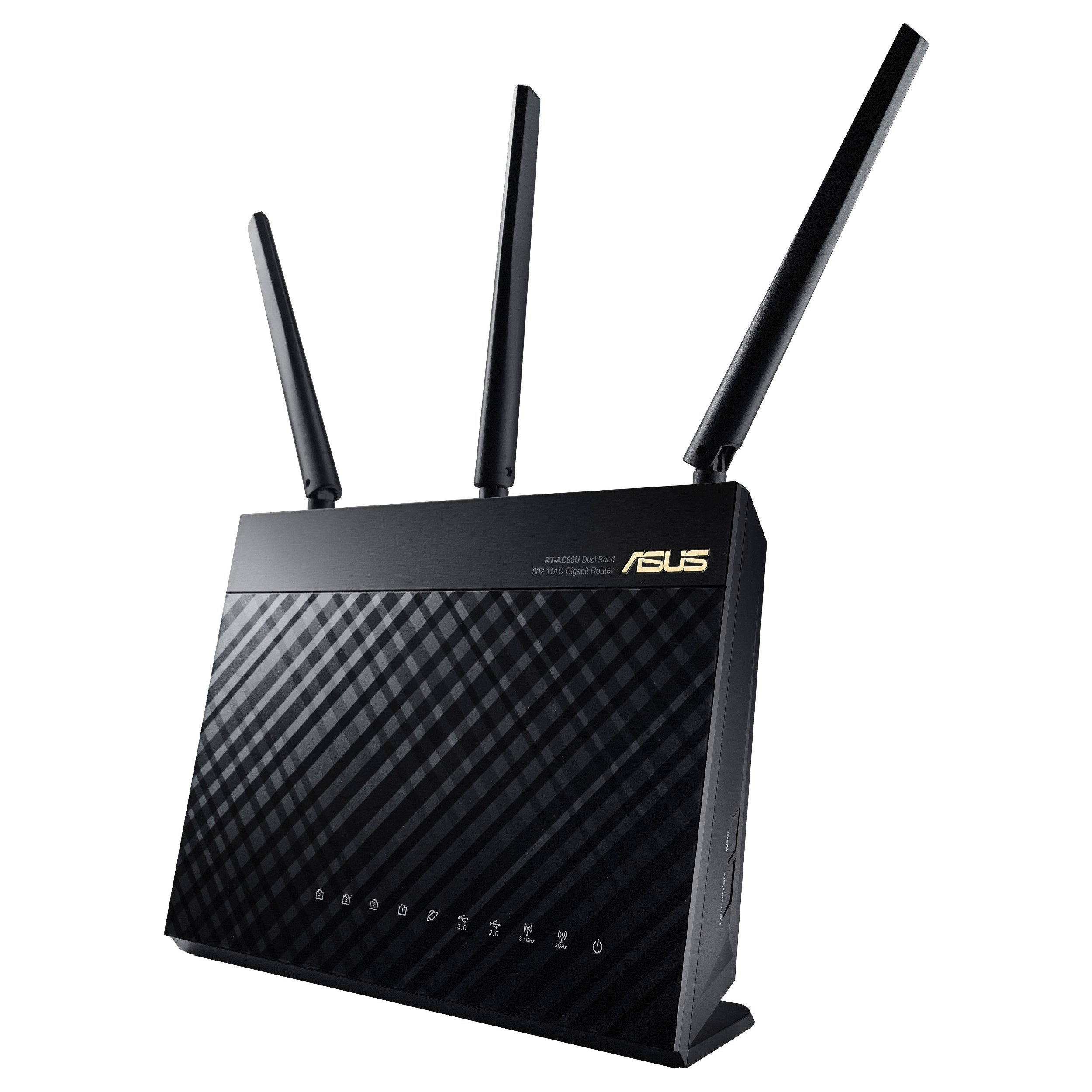 ASUS RT-AC68U AC1900 Dual Band WiFi Router - High Speed Gigabit Wireless Internet for Gaming & 4K Streaming | AiMesh Compatible, Lifetime Security, Adaptive QoS, Parental Controls | Perfect for Home Office & Smart Devices