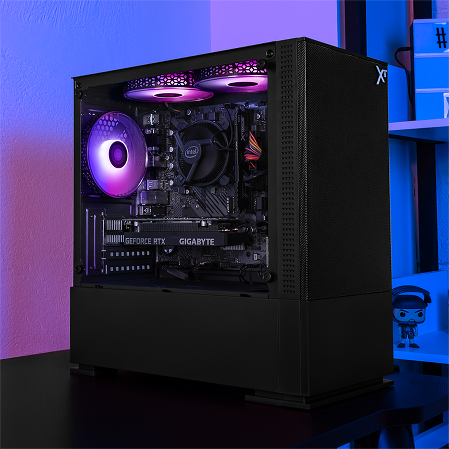 Xtreme PC Gaming Desktop - NVIDIA GeForce RTX 3050, Intel Core i3-10105F, 16GB RAM, 1TB SSD, WiFi, Air Flow Black Case - Perfect for Esports, Streaming & VR Gaming