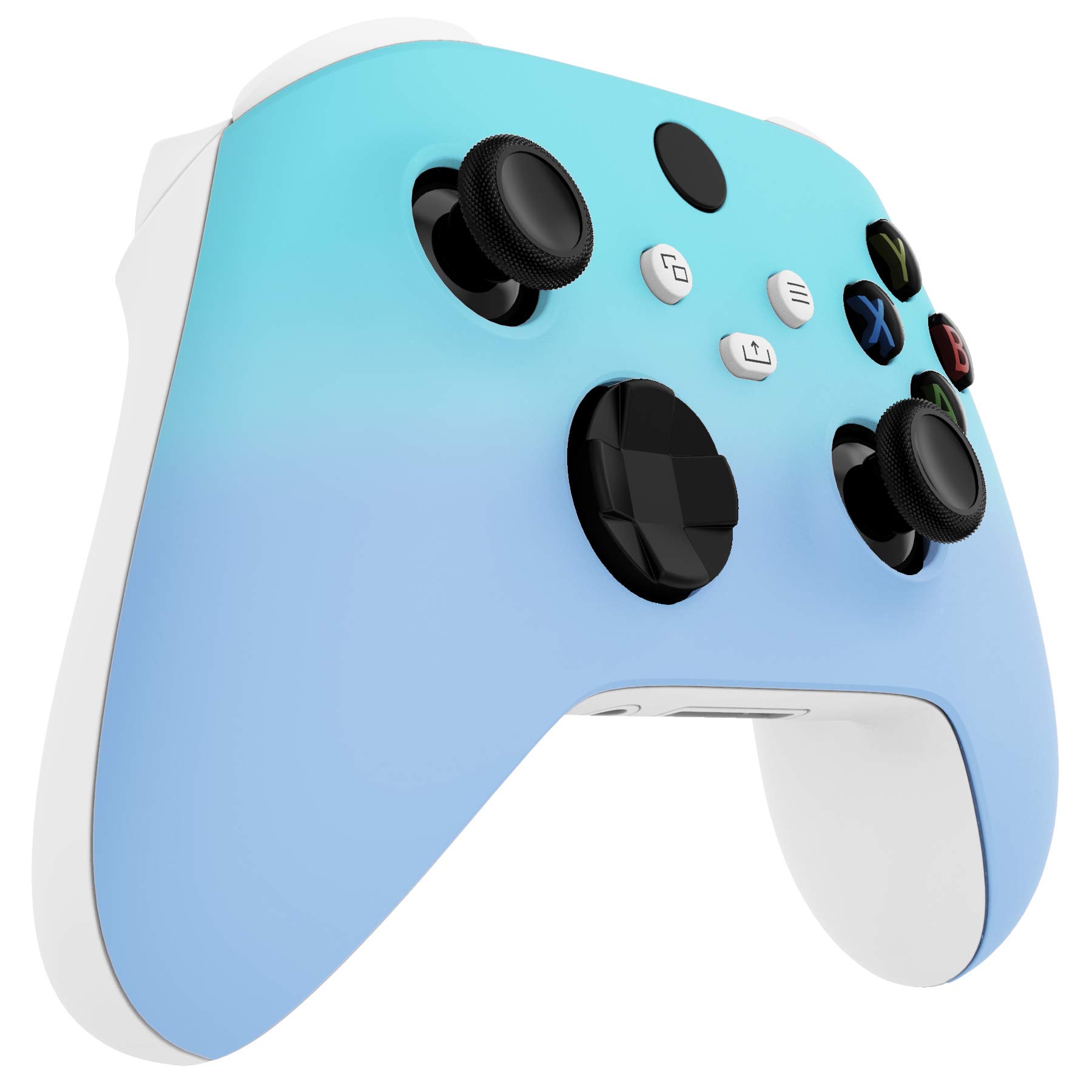 eXtremeRate Custom Gradient Blue Violet Replacement Shell for Xbox Series X & S Controller - Faceplate Cover for Xbox Core Wireless Controller (Controller Not Included) - Perfect for Gaming Enthusiasts & Custom Mods