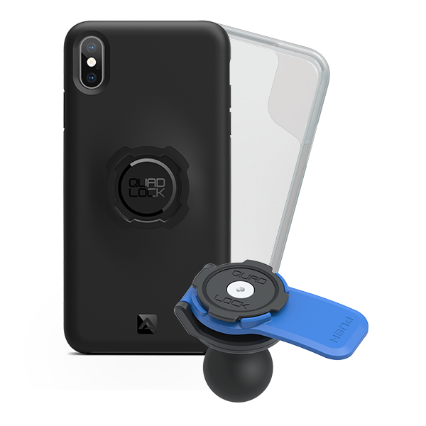 1 Ball Motorcycle Phone Mount Kit - Universal Adjustable Handlebar Holder for iPhone & Smartphones - Perfect for GPS Navigation & Hands-Free Riding