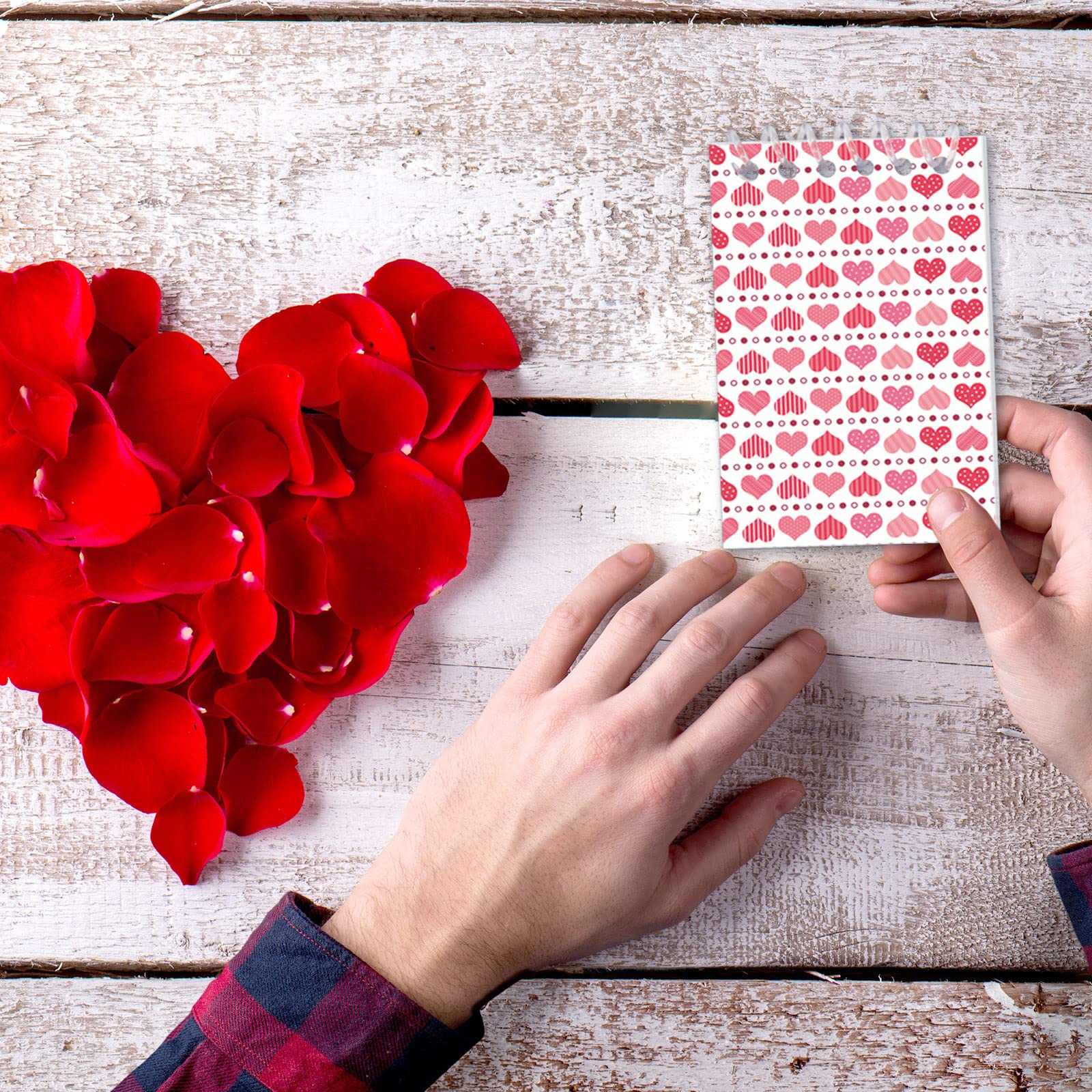 48 Mini Valentine's Day Spiral Notepads with Stickers - Cute Small Notebooks for Kids, Classroom Gift Exchange & Party Favors - Perfect for School Notes, Valentine's Day Gifts & Teacher Appreciation