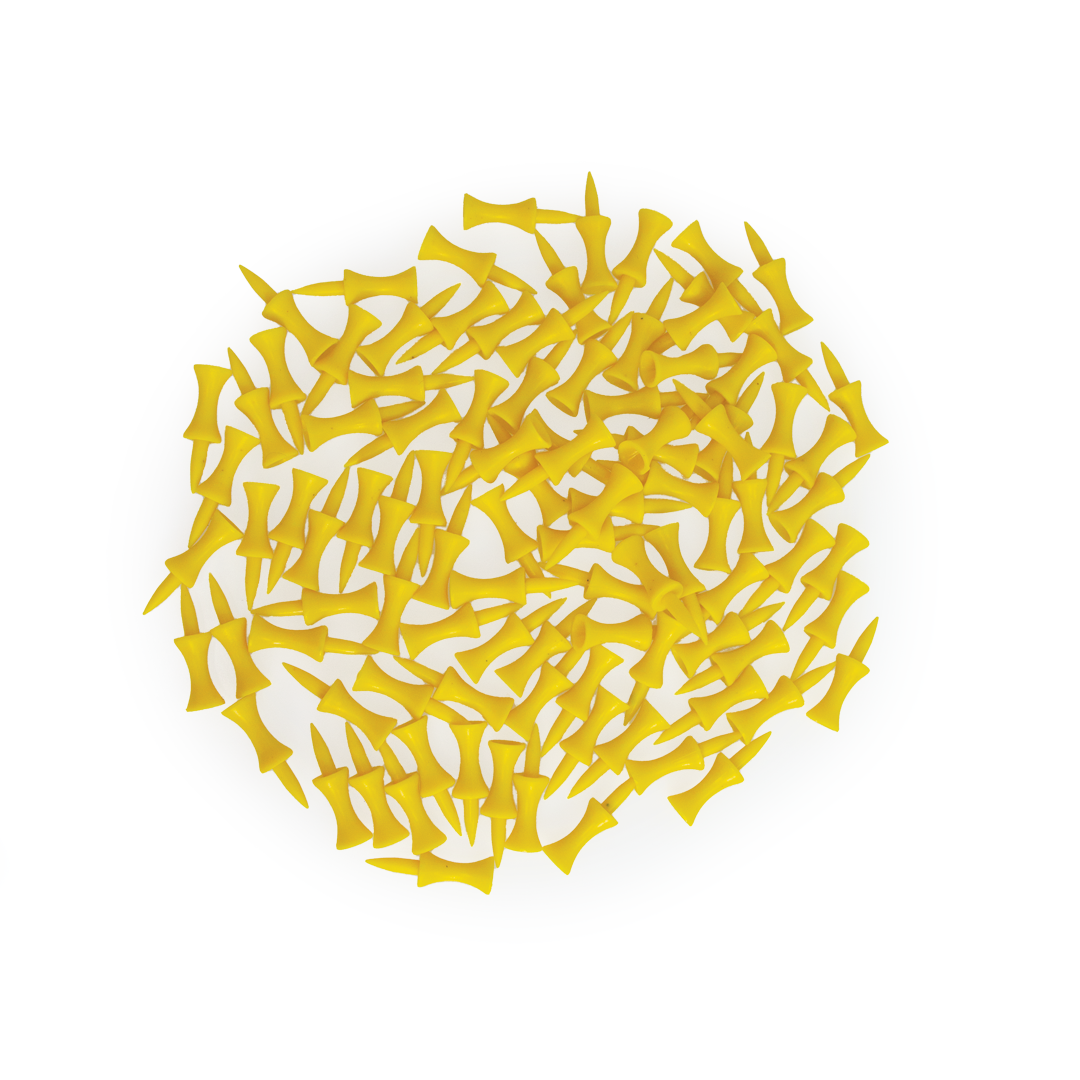 Victor Plastic Golf Tees - 100 Pack | Durable & Lightweight Golf Accessories for Driving Range & Course Play | Perfect for Beginners & Pros