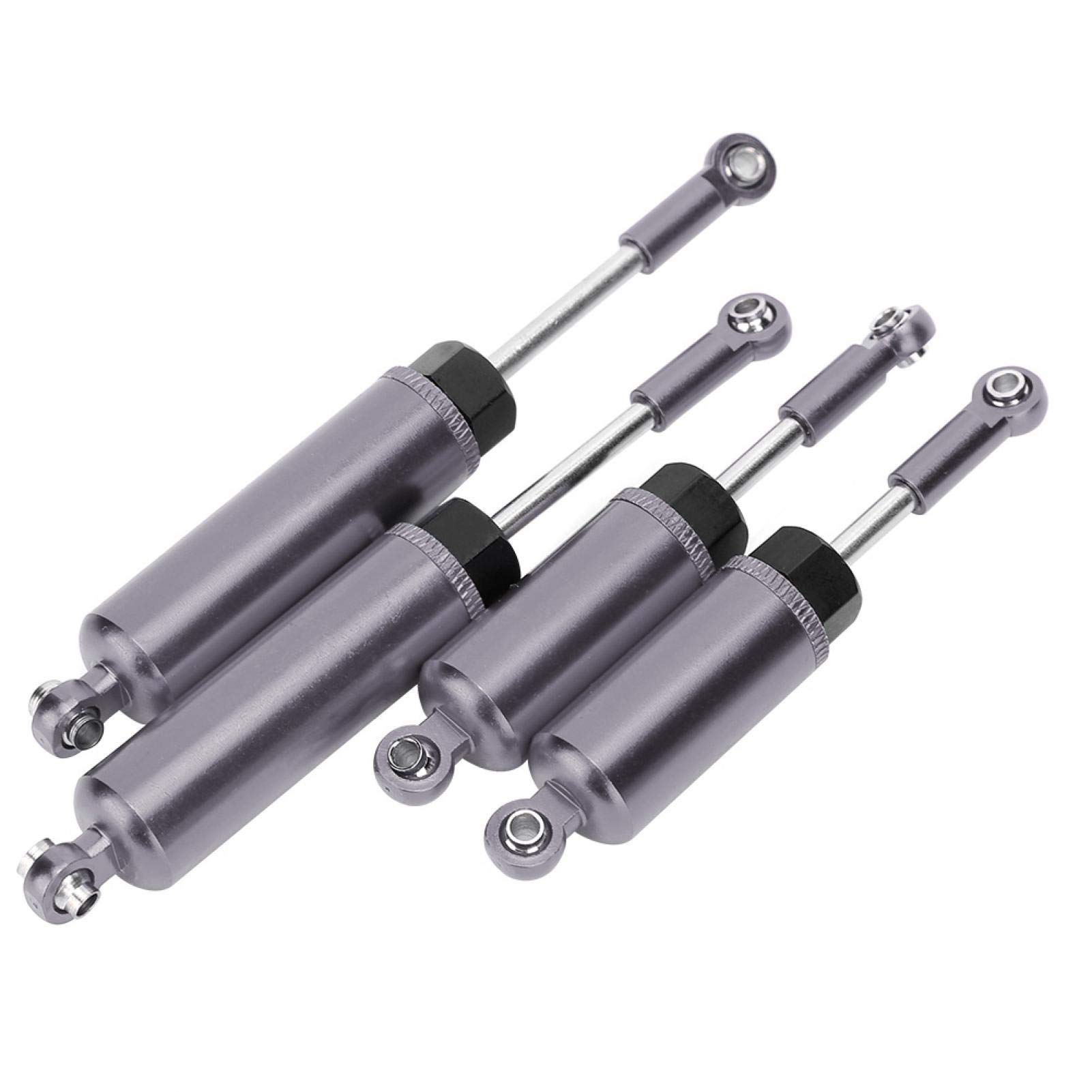 High-Quality Red Aluminum Alloy Shock Struts Damper for FY-01/02/03/04/05 Wltoys 12428 12423 - Front Suspension Upgrade for Off-Road RC Cars & Trucks