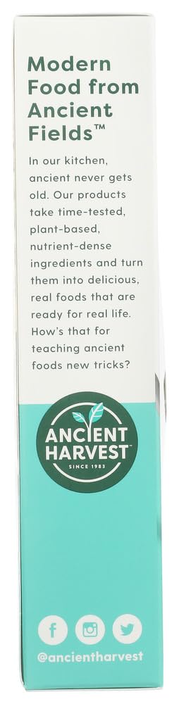 Organic Gluten-Free Quinoa Pasta Elbows by Ancient Harvest - 8 oz (Pack of 2) | High-Protein Supergrain Pasta for Vegan, Keto & Healthy Diets | Perfect for Salads, Soups & Gluten-Free Meals
