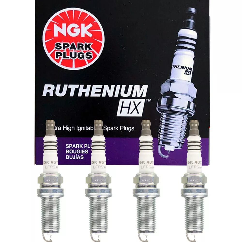 NGK Ruthenium HX Spark Plugs for Toyota V6 3.5L & 4.0L Engines - High Performance Ignition for Camry, Highlander, Tacoma & Tundra - Improve Fuel Efficiency & Engine Power