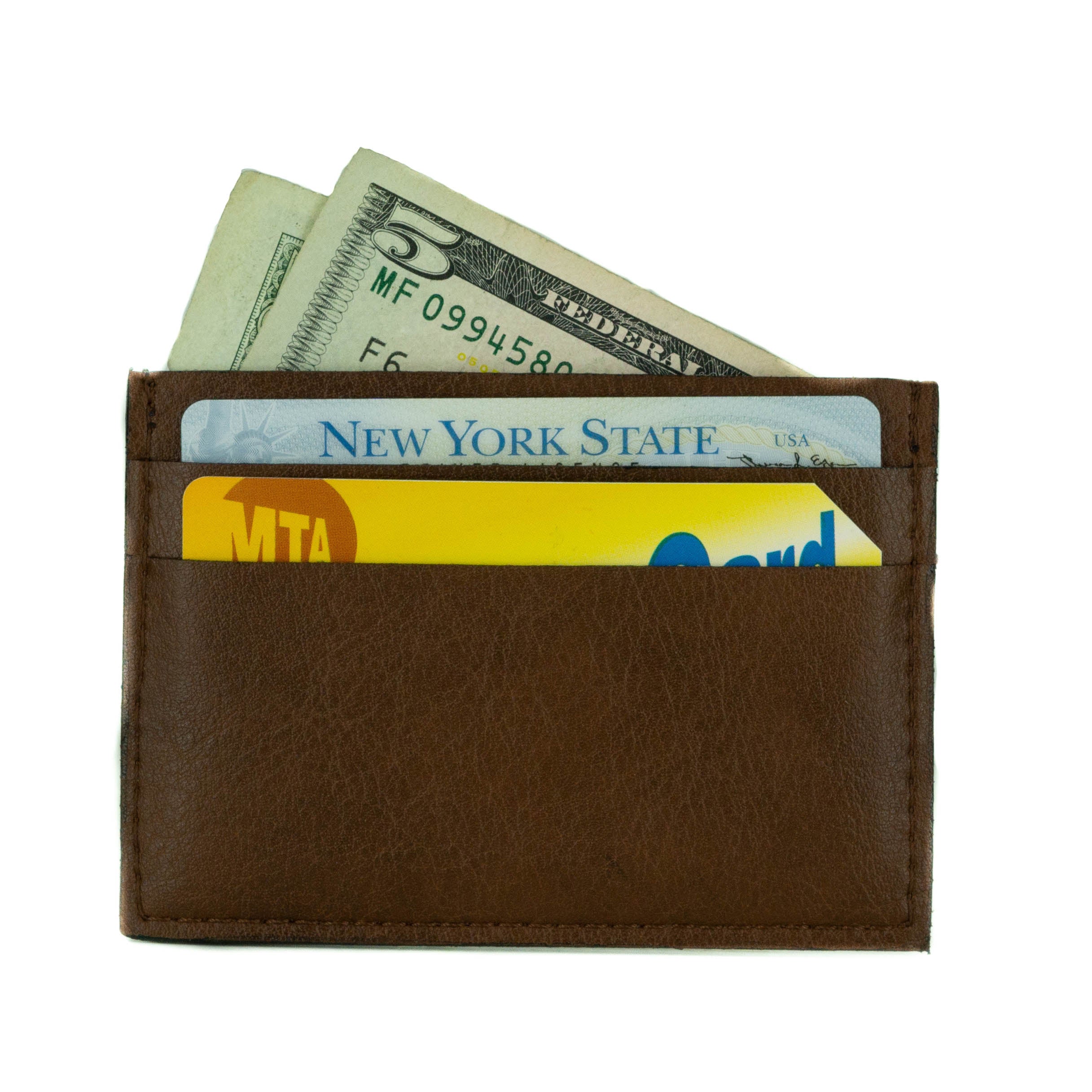 Premium Novacas Leather Boris Cardholder in Tan - Slim RFID Blocking Wallet for Men & Women - Perfect for Travel, Business & Everyday Use