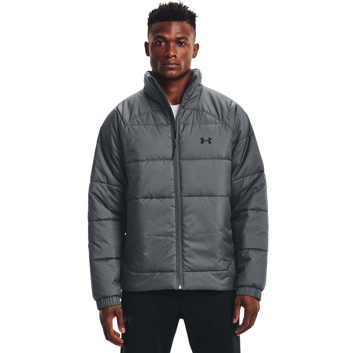 Under Armour Men's Insulated Jacket - Lightweight Waterproof Winter Coat for Hiking, Running & Outdoor Activities