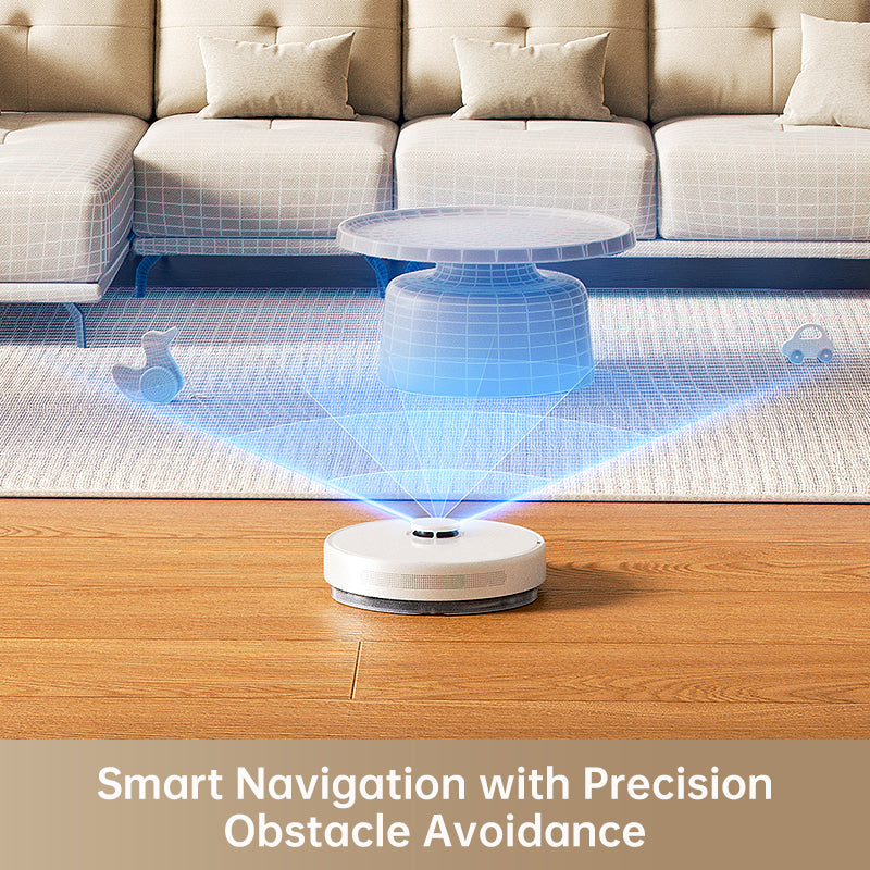 Dreame D10 Plus Gen 2 Robot Vacuum and Mop with Auto Empty Dock - Smart Self-Cleaning for Hardwood Floors & Carpets - Perfect for Pet Hair, Daily Cleaning in Homes & Apartments