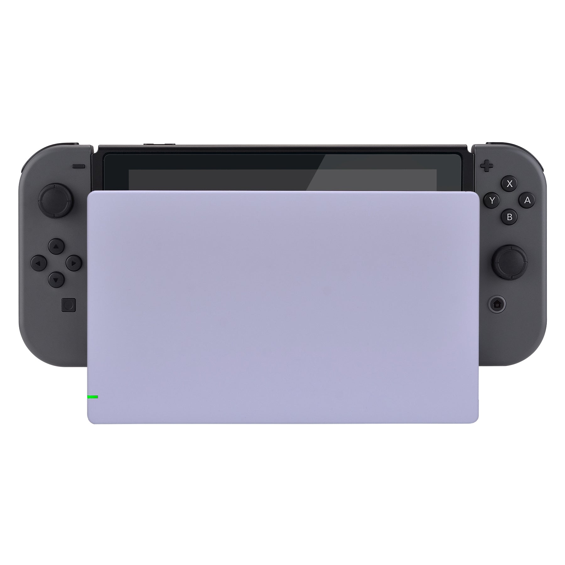 ExtremeRate Light Violet Replacement Faceplate for Nintendo Switch Dock - DIY Custom Shell Cover (Dock Not Included) - Perfect for Gaming Setups & Home Decor