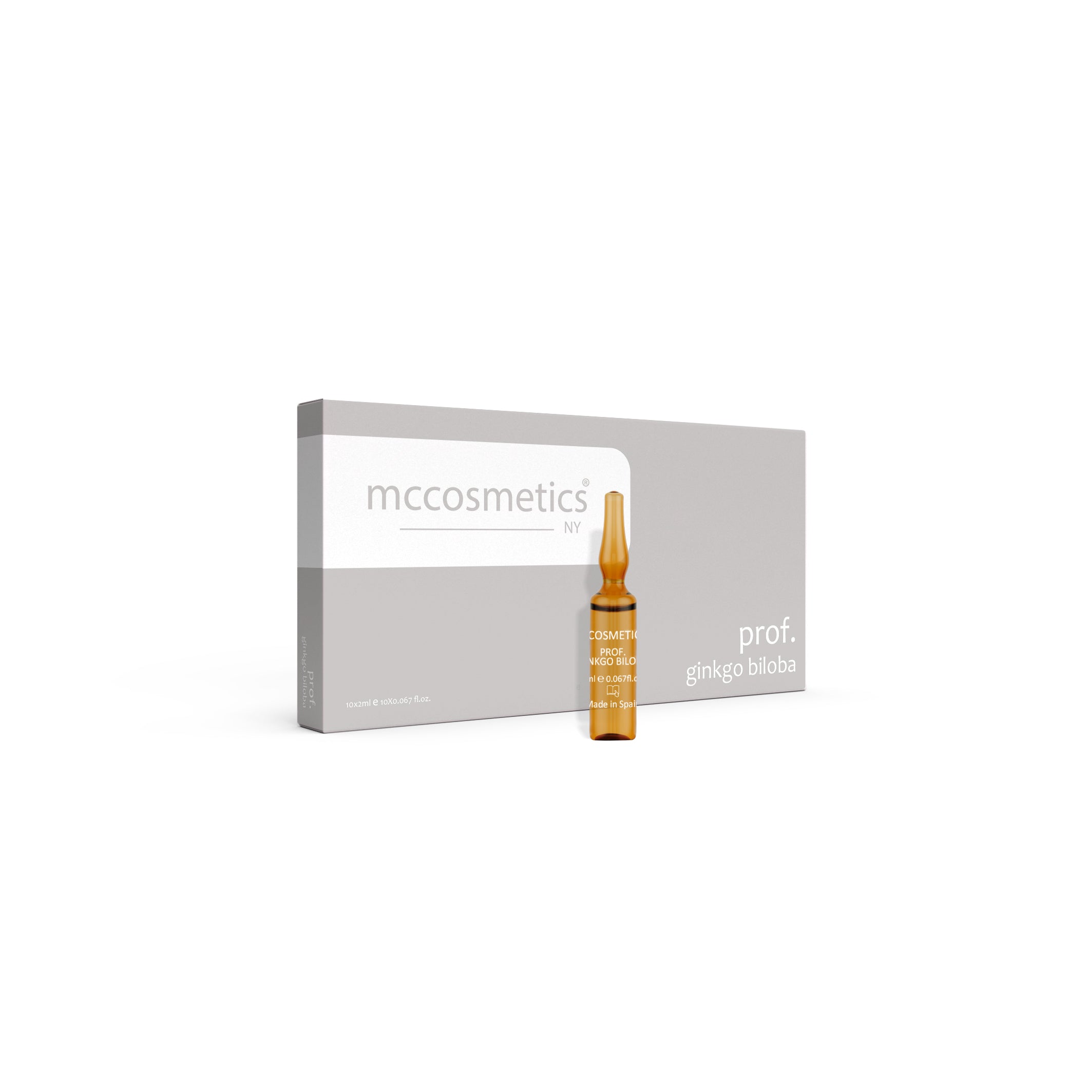 MCCosmetics NY Professional Ginkgo Biloba Serum - Anti-Aging Face Treatment for Wrinkles & Dark Circles | Skincare for Women & Men | Day & Night Moisturizer