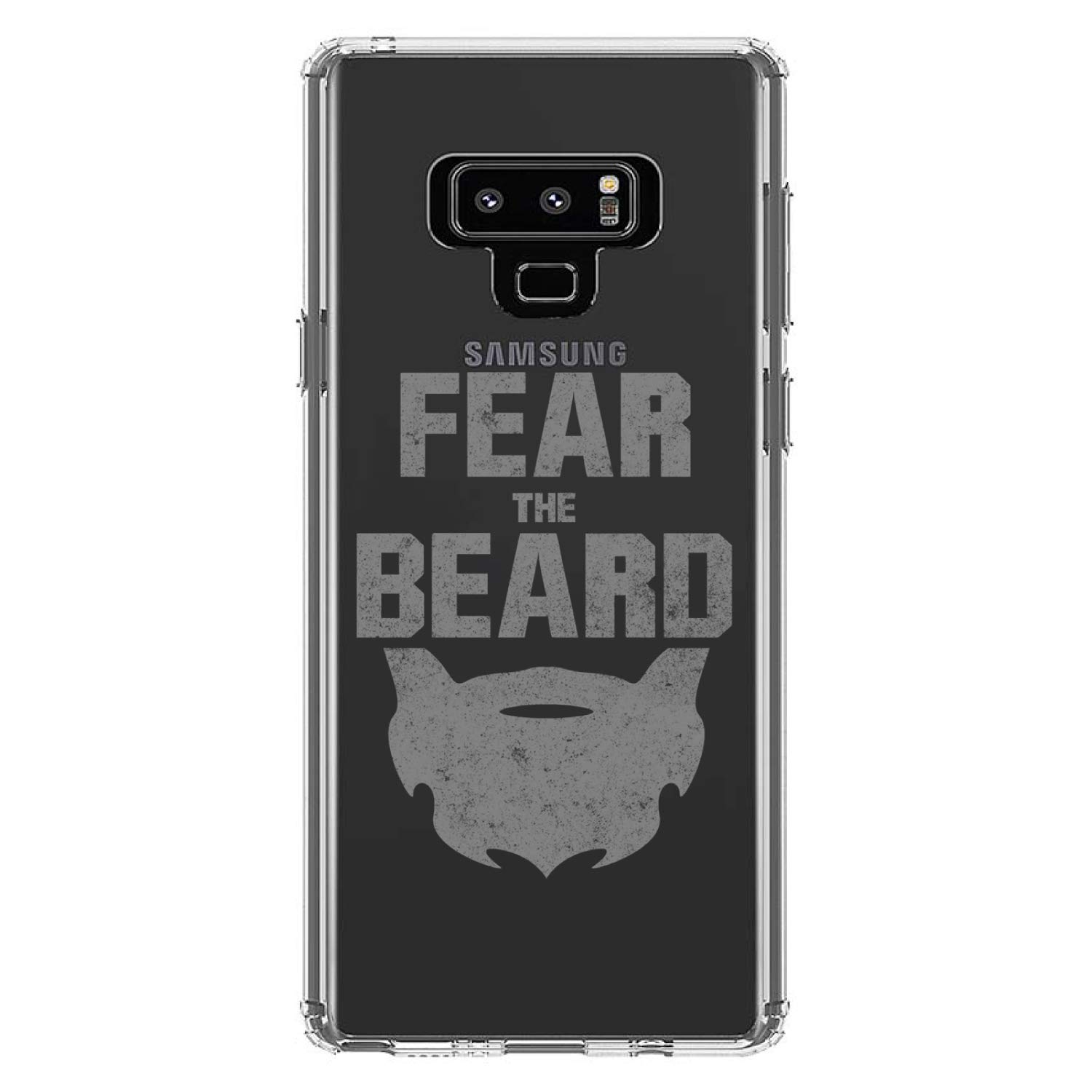 Shockproof Clear Hybrid Case for Samsung Galaxy Note 9 (6.4 Inch) - Durable TPU Bumper & Scratch-Resistant Acrylic Back with Tempered Glass Screen Protector - Perfect for Outdoor Activities, Daily Use, Travel & Work - Ideal for Hiking, Commuting, Business Trips & Everyday Lifestyle - Great for Office, Gym, School & Adventure