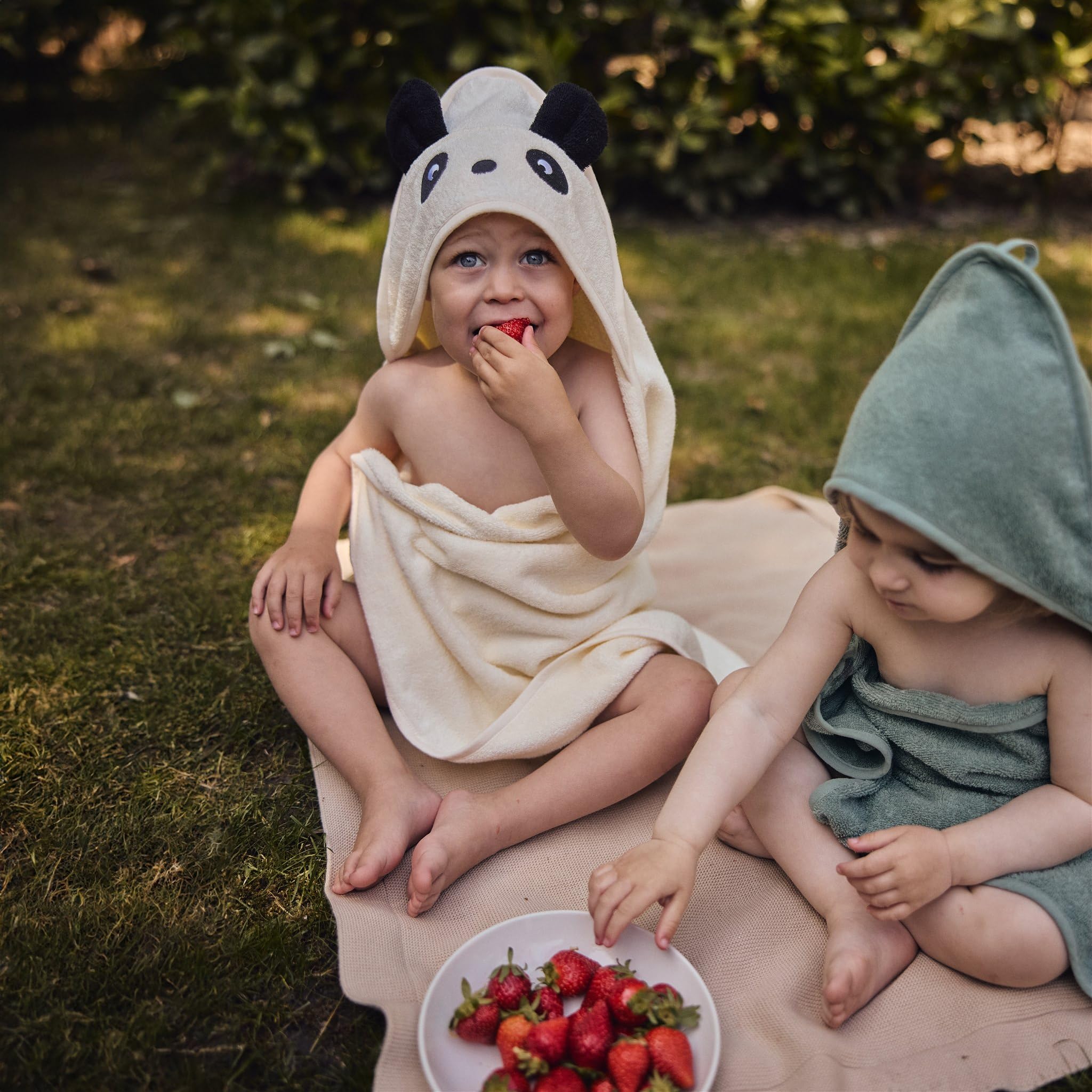 Organic Cotton Baby Hooded Towel - 32
