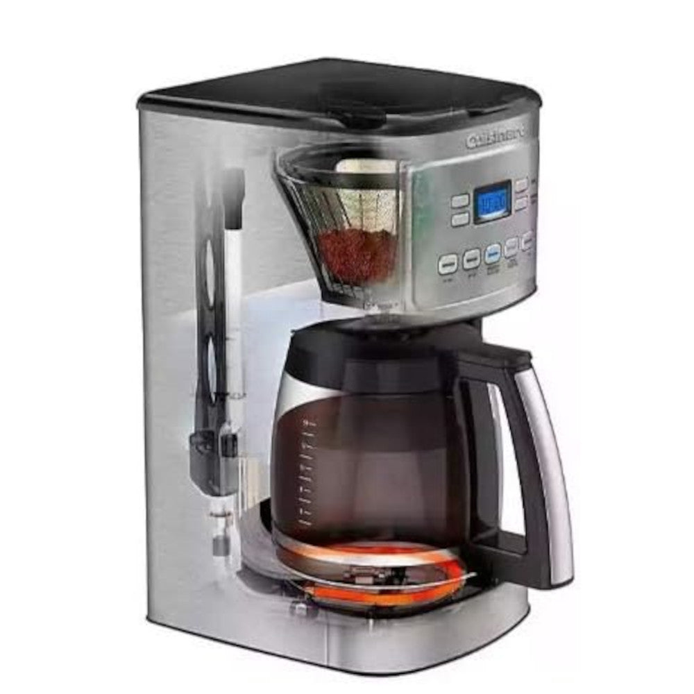 Refurbished Cuisinart DCC-1800 14-Cup Programmable Coffee Maker with Warranty - Perfect for Home, Office & Entertaining