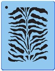 QuickEZ Zebra Face Painting Stencil Kit - Easy & Reusable for Kids, Halloween & Costume Parties | Professional Makeup Artist Tools